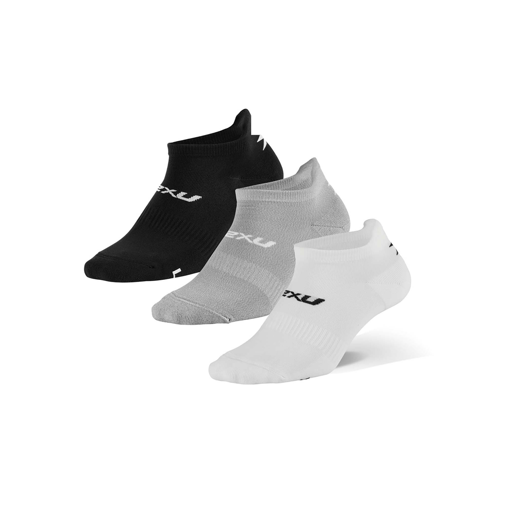 2XU Ankle Socks bas de course à pied à la cheville unisexes (paquet de 3) - Image 4