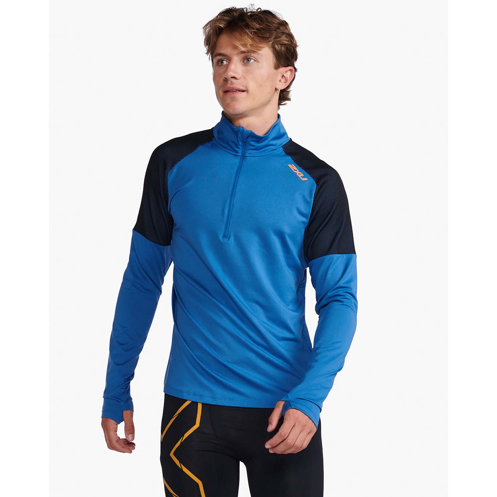 2XU chandail à manches longues Light Speed 1/2 Zip de course homme