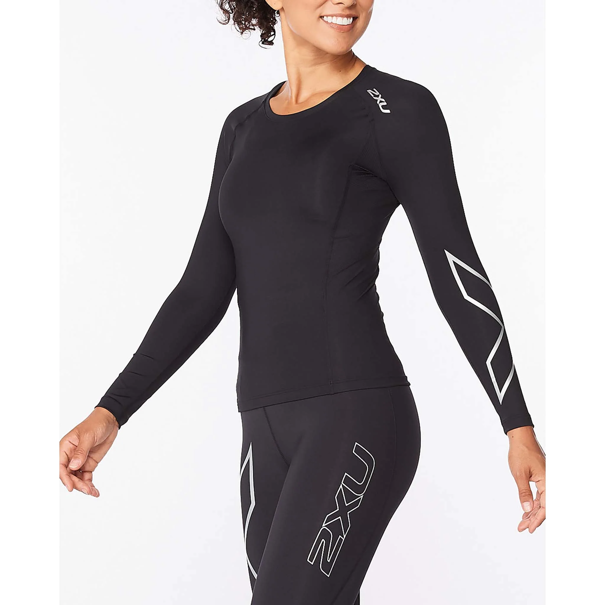 2XU chandail de compression Core manches longues sport femme - Image 3