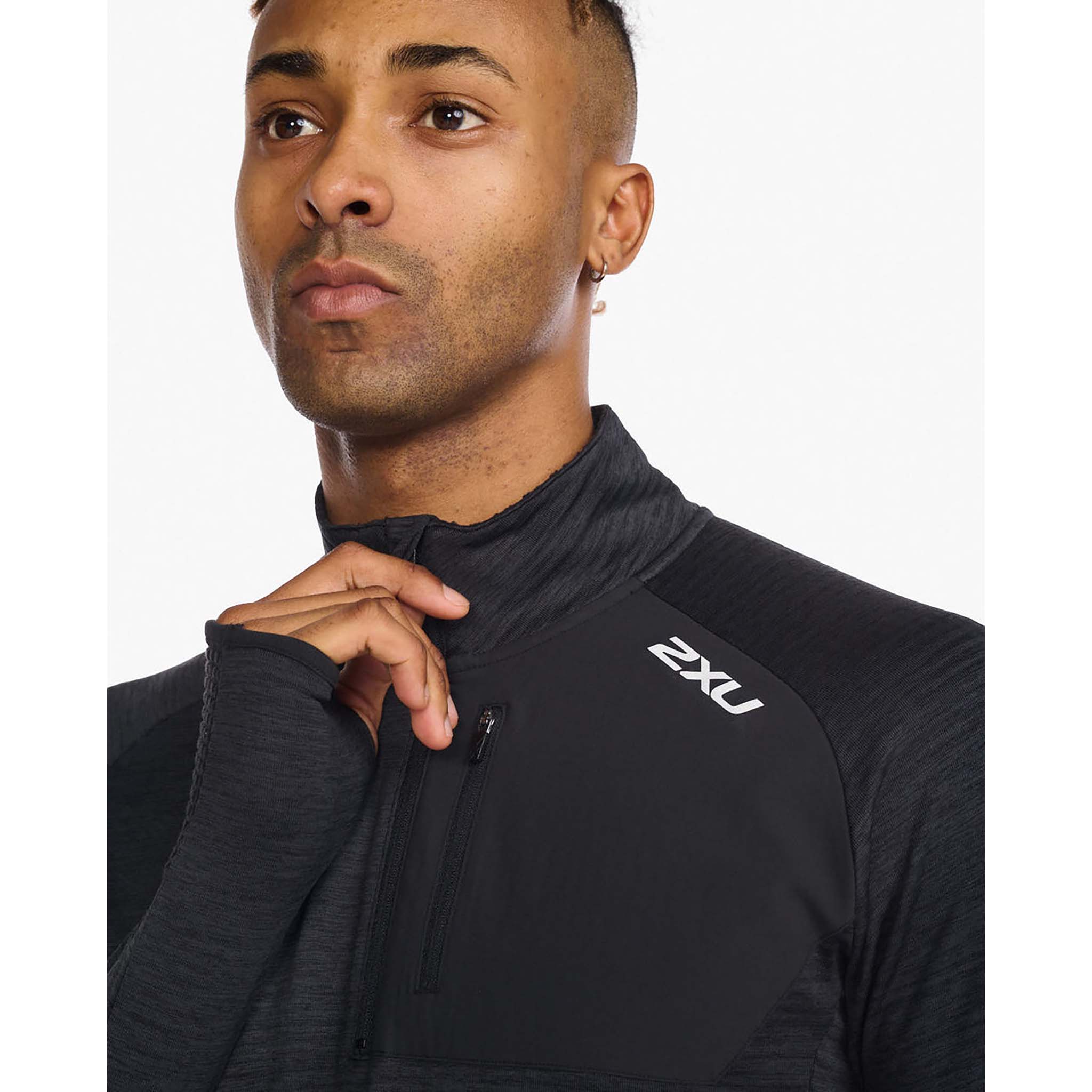 2XU chandail manches longues Ignition 1/4 Zip de course pour homme - Image 11