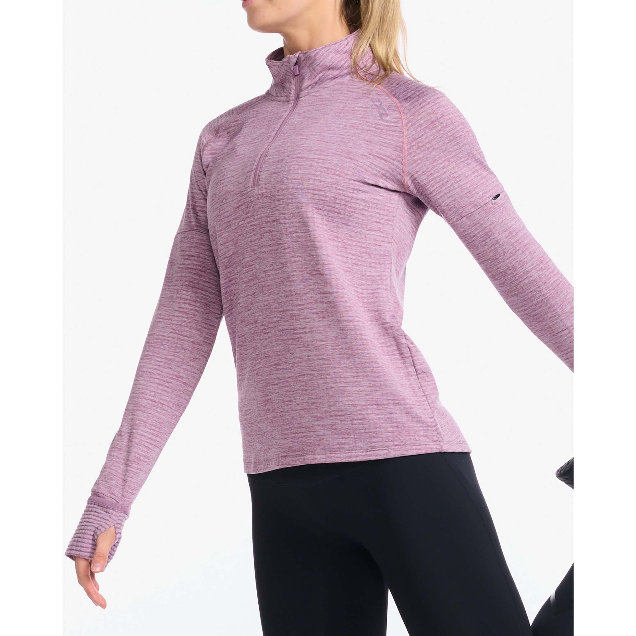 2XU chandail manches longues Ignition 1/4 Zip pour femme - Image 8