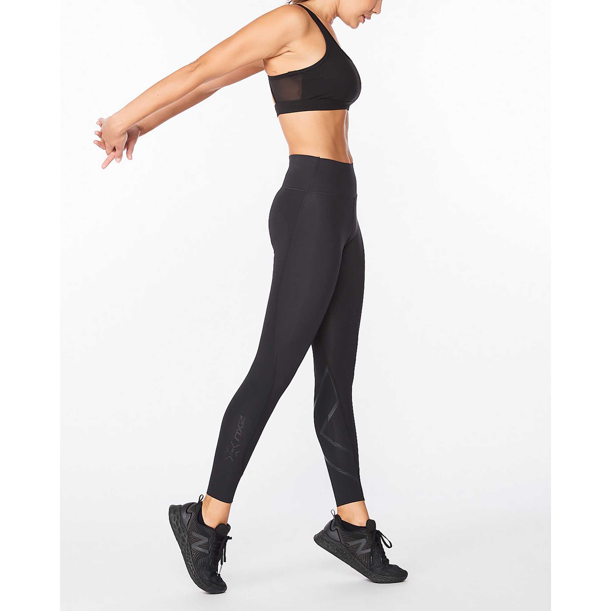 2XU Force Mid-Rise Compression Tights leggings sport taille mi-haute femme - Image 7