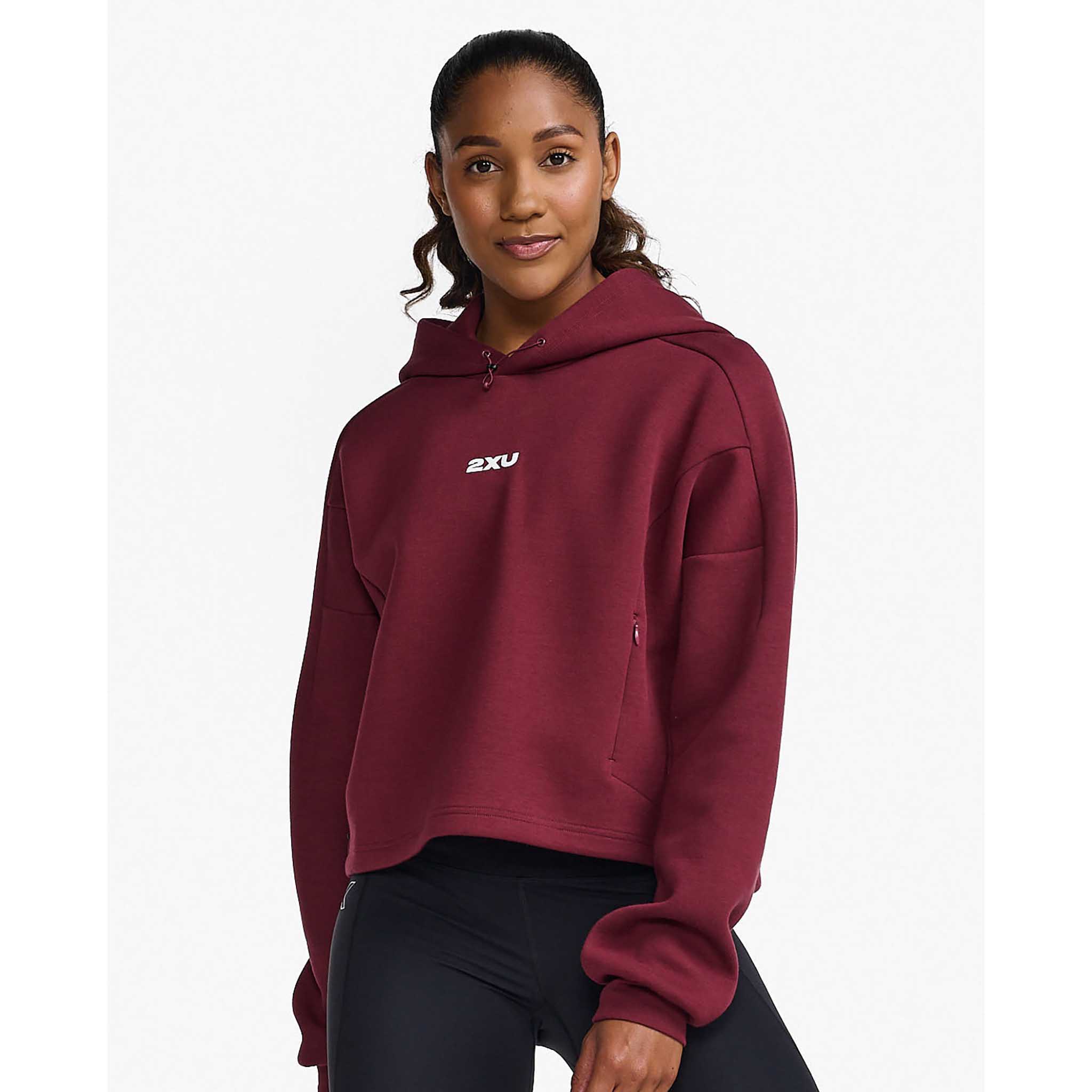 2XU Form Crop Hoodie chandail court à capuchon pour femme