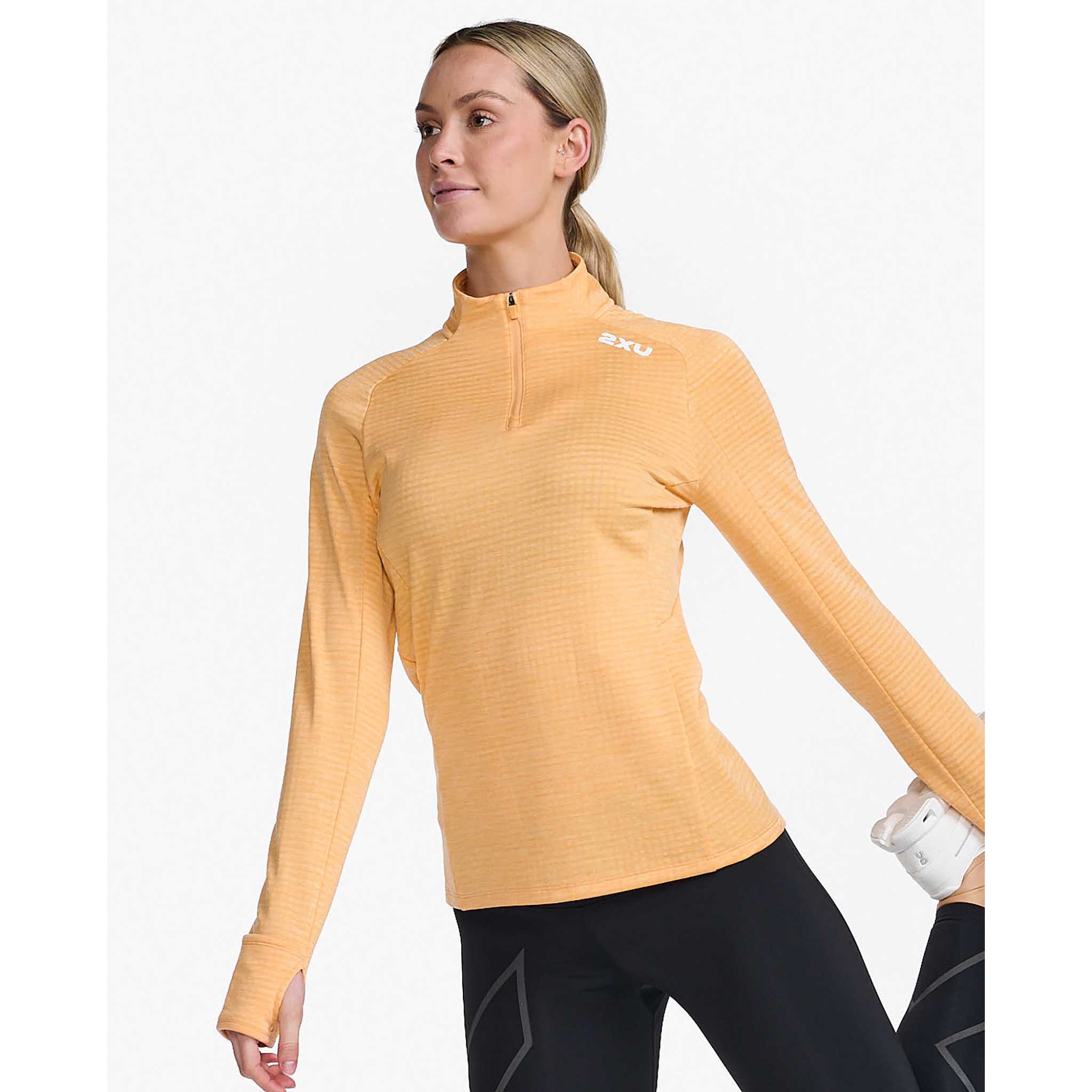2XU Ignition 1/4 Zip chandail de course à pied à manches longues pour femme - Image 3