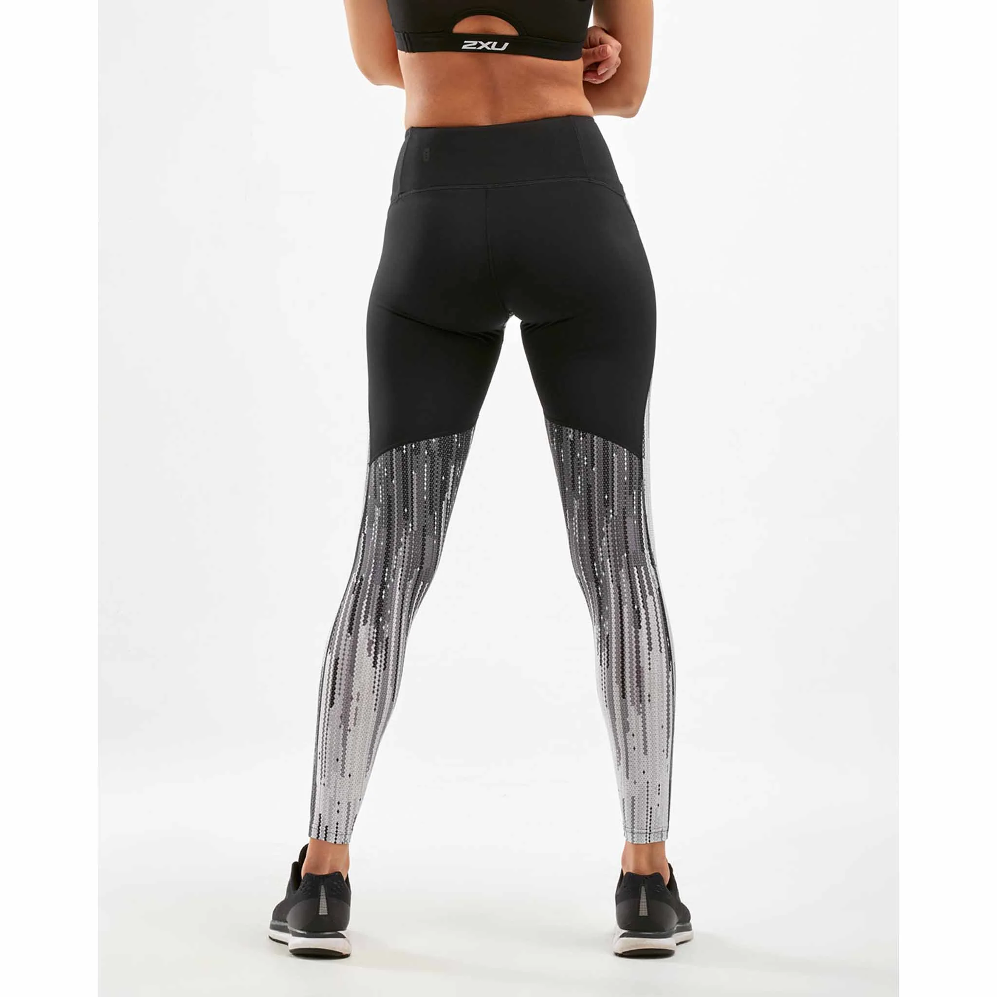 2XU leggings de compression imprimé taille mi-haute d'entrainement femme - Image 3