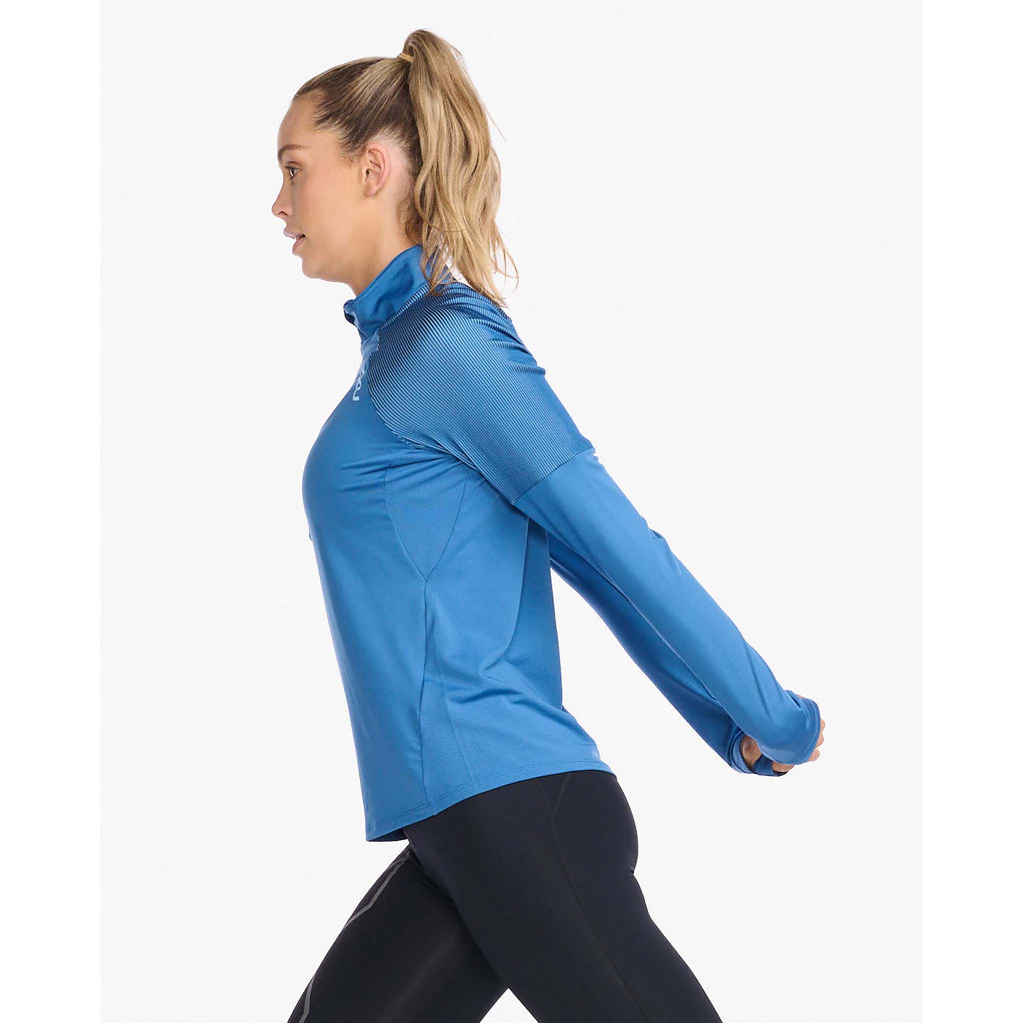 2XU Light Speed chandail manches longues 1/2 Zip pour femme - Image 5