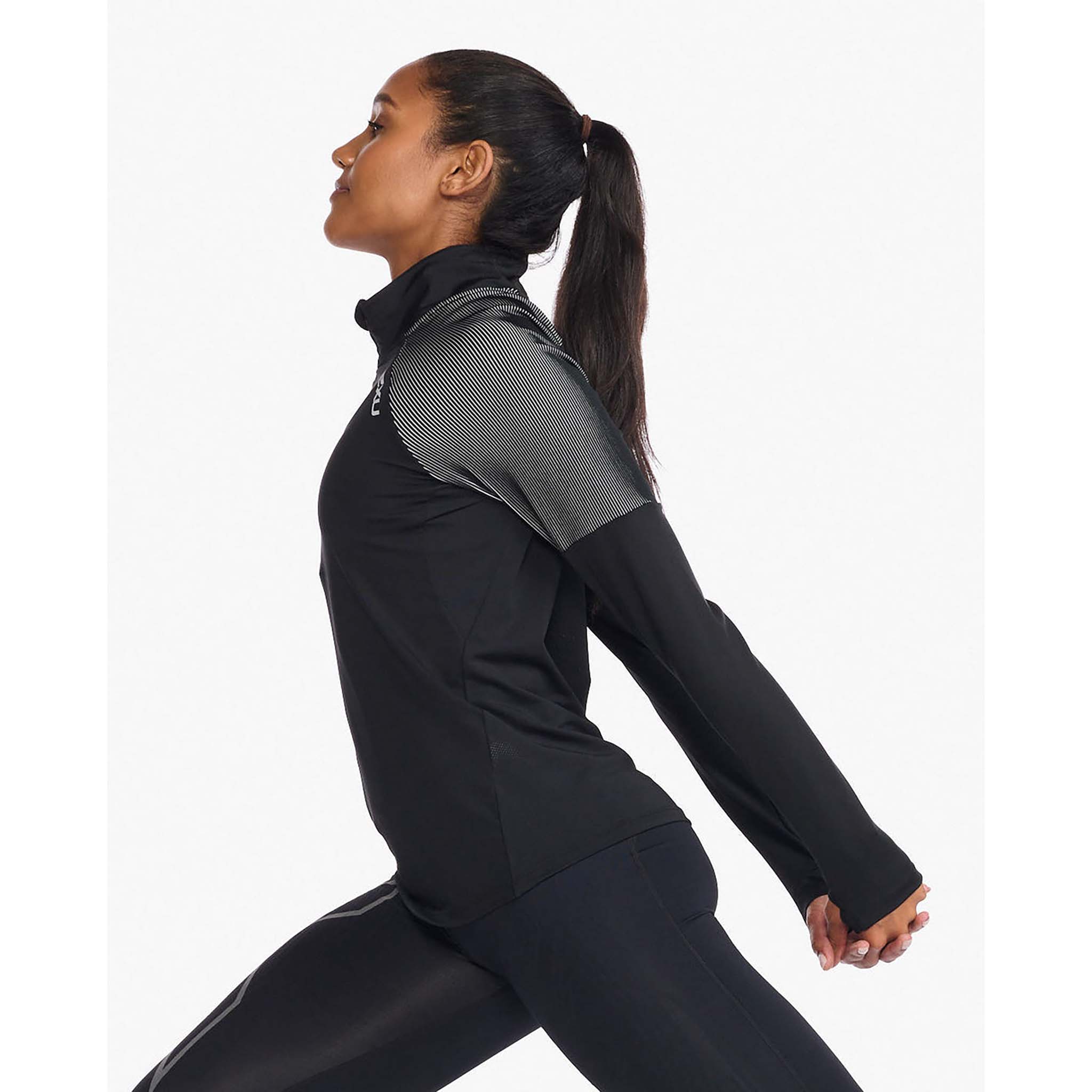 2XU Light Speed chandail manches longues 1/2 Zip pour femme - Image 8