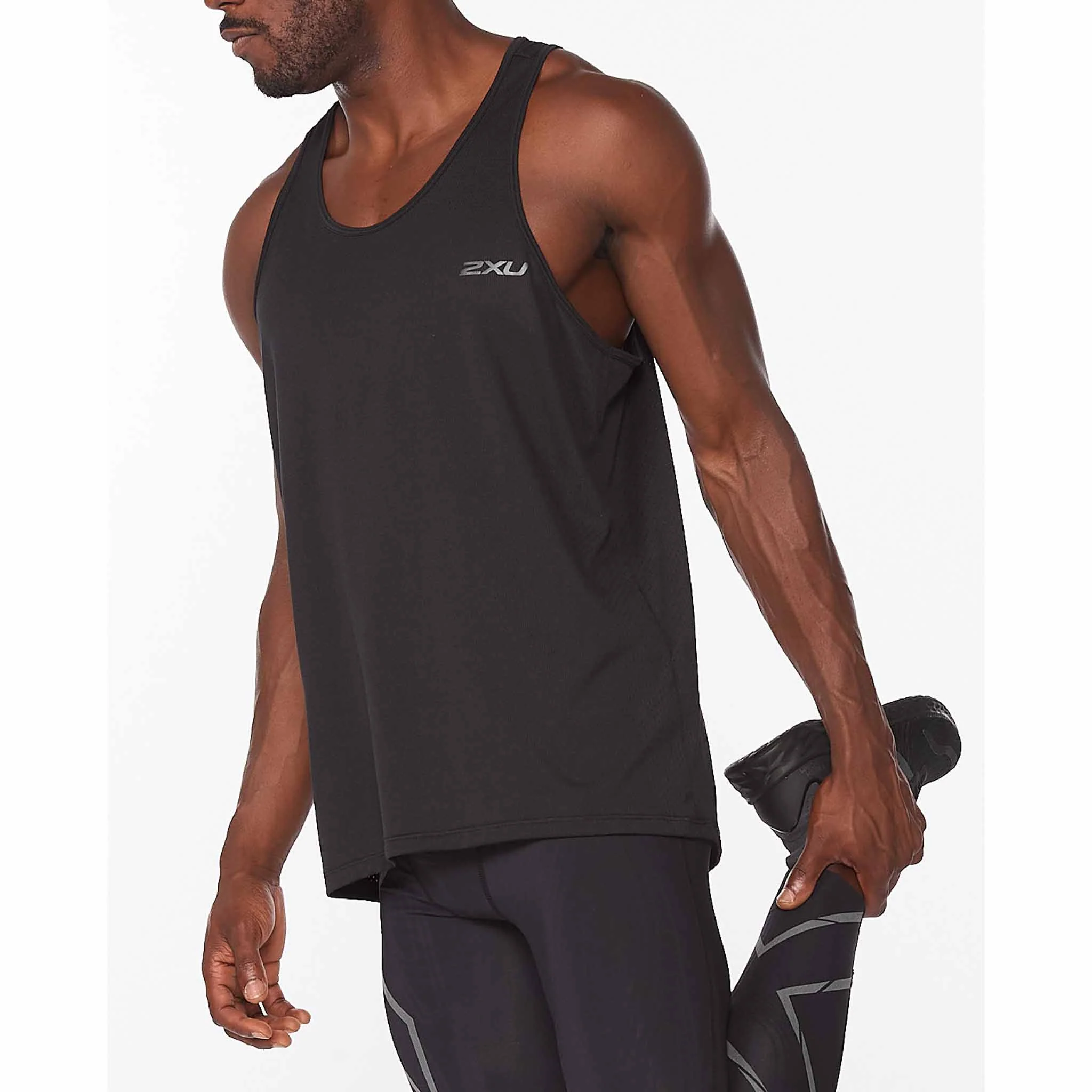 2XU Light Speed Tech Singlet maillot de corps de course pour homme - Image 6