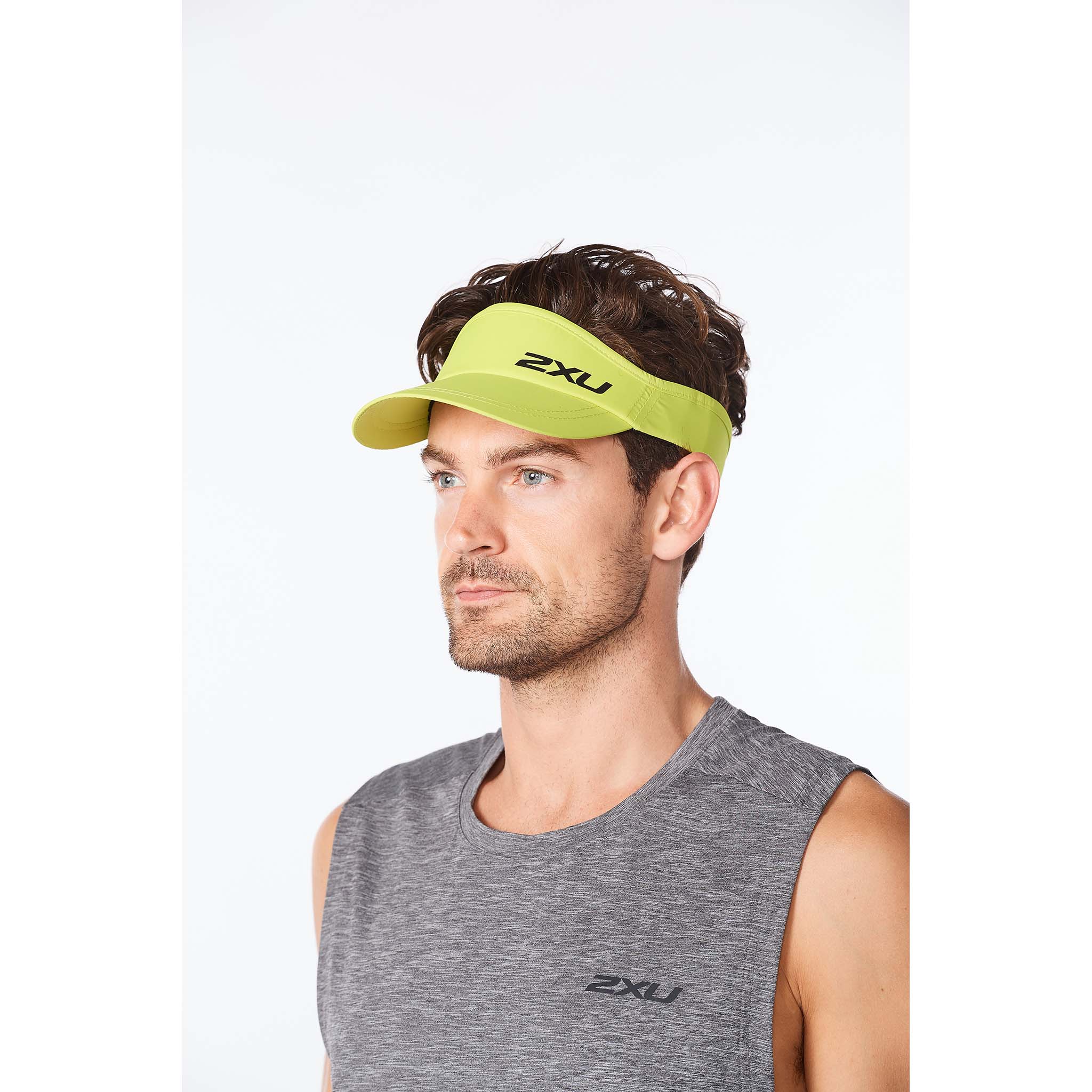 2XU Run Visor casquette visière de course à pied unisexe - Image 5