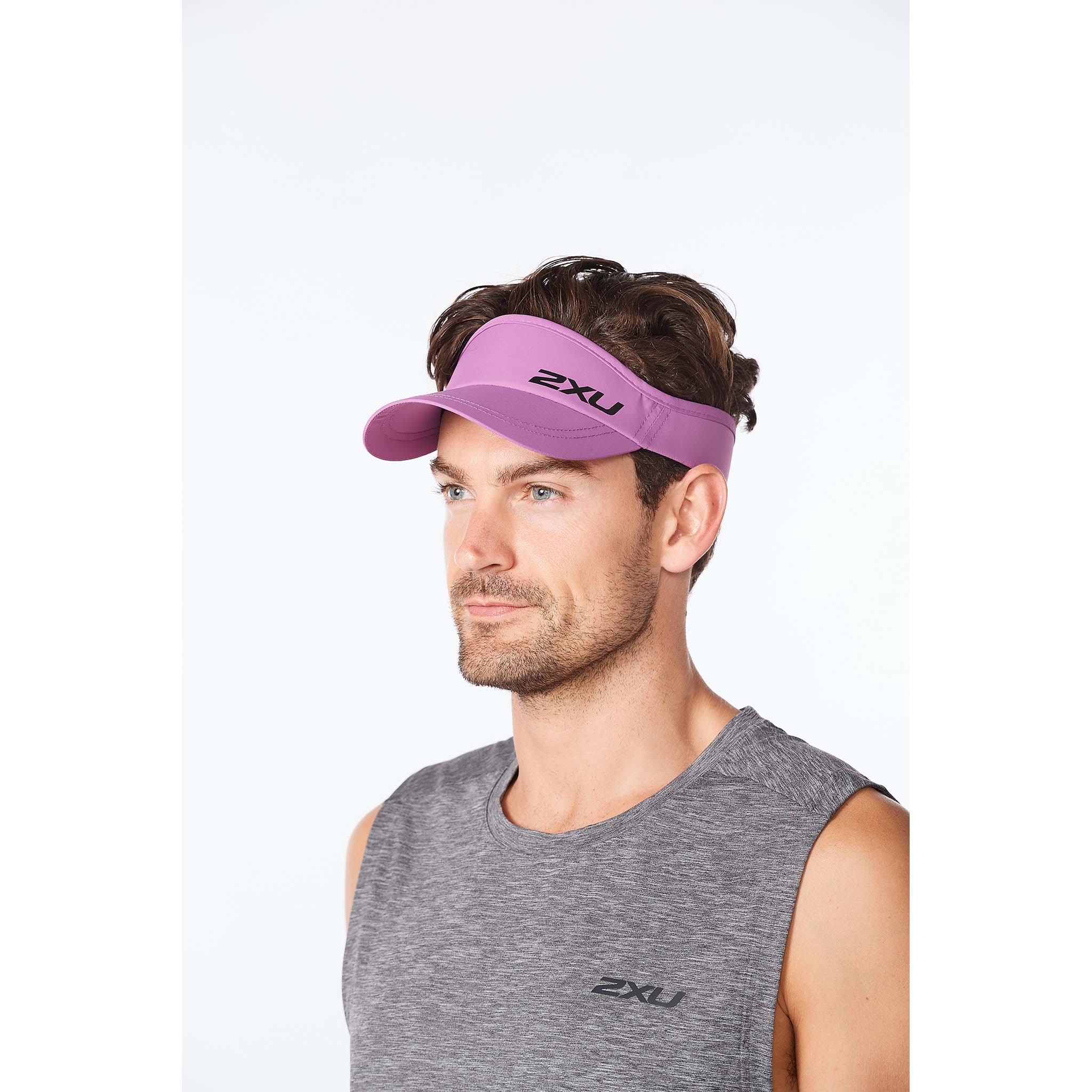 2XU Run Visor casquette visière de course à pied unisexe - Image 8