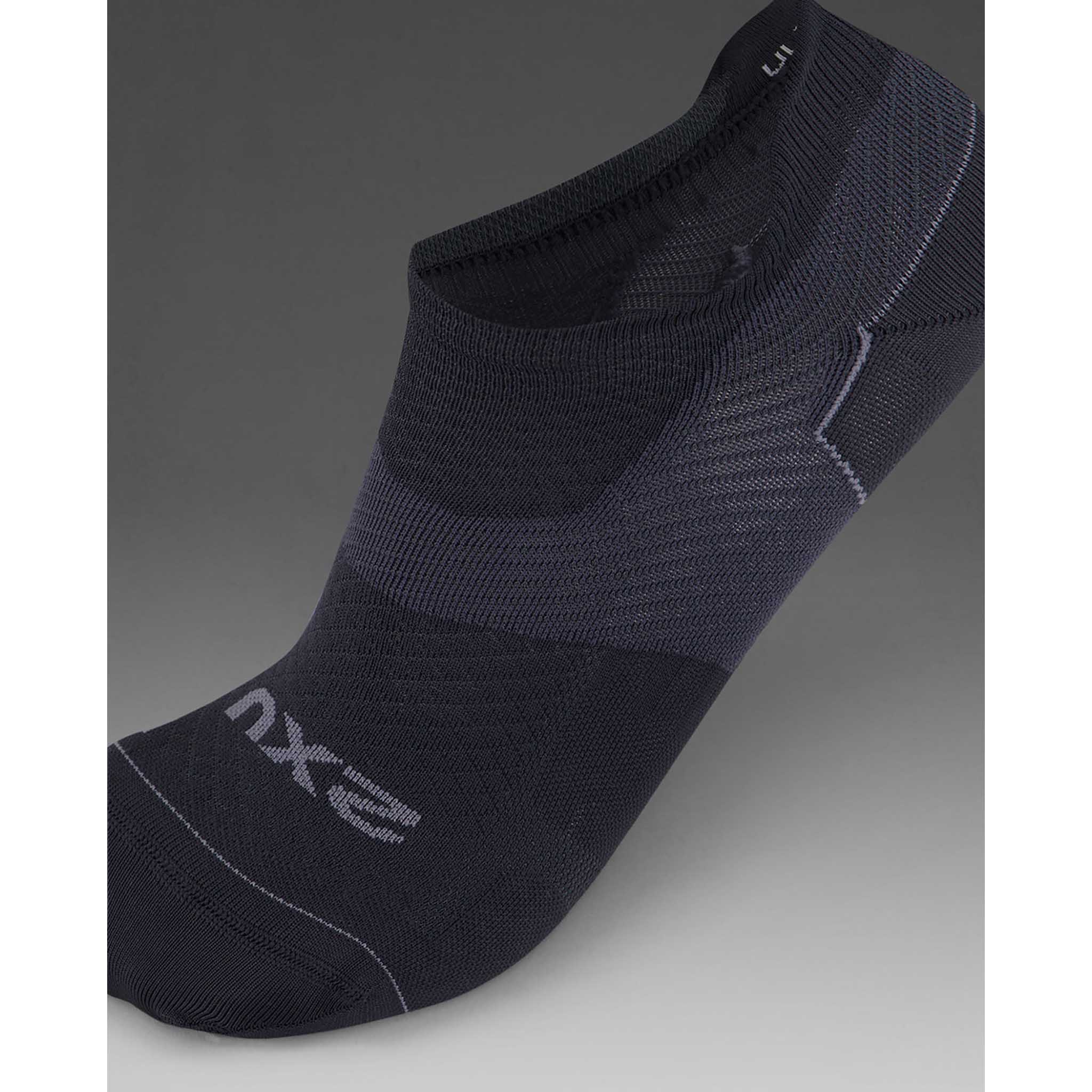 2XU Vectr Ultralight No Show chaussettes courtes de course à pied - Image 3