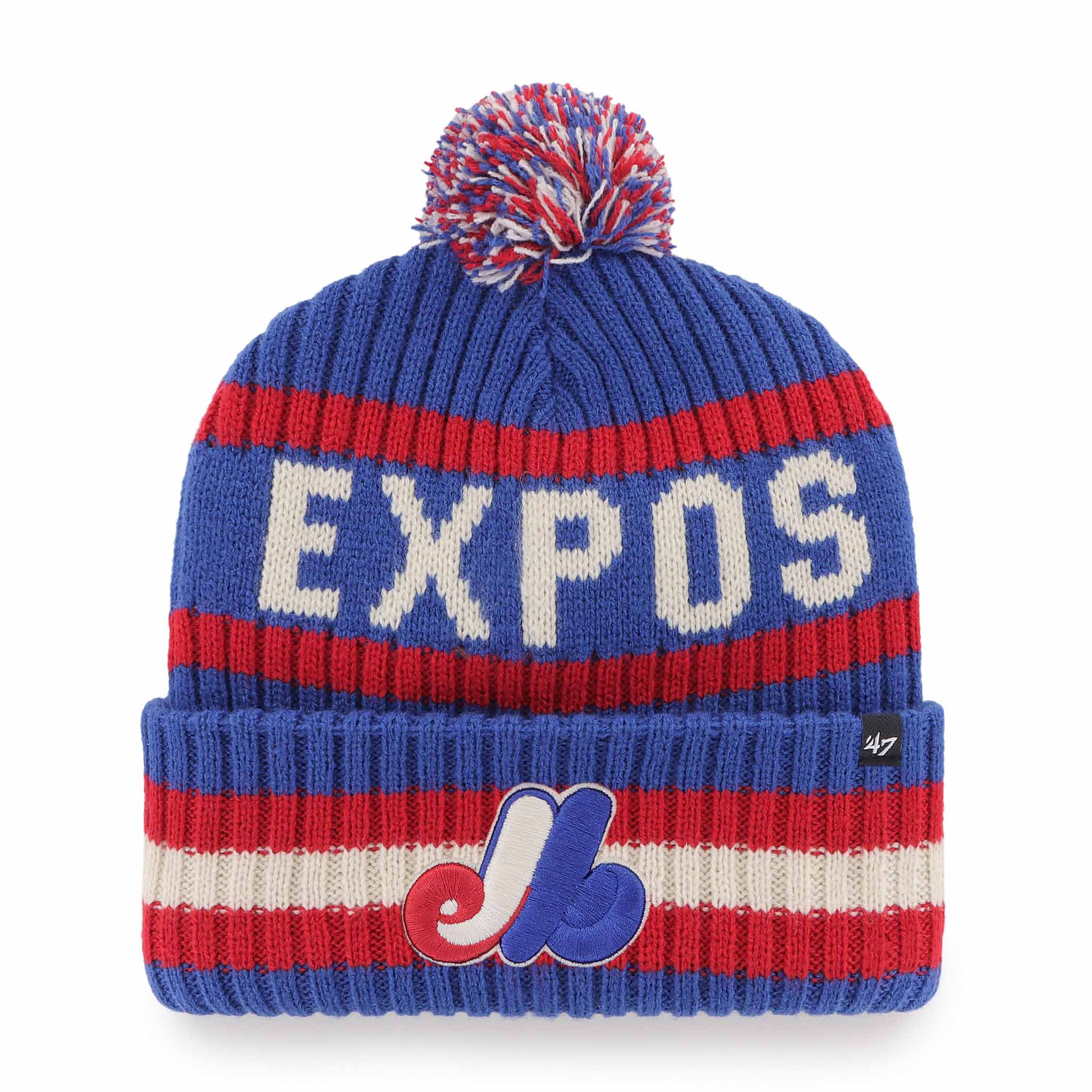 47 Brand Tuque à pompon Bering MLB Montreal Expos