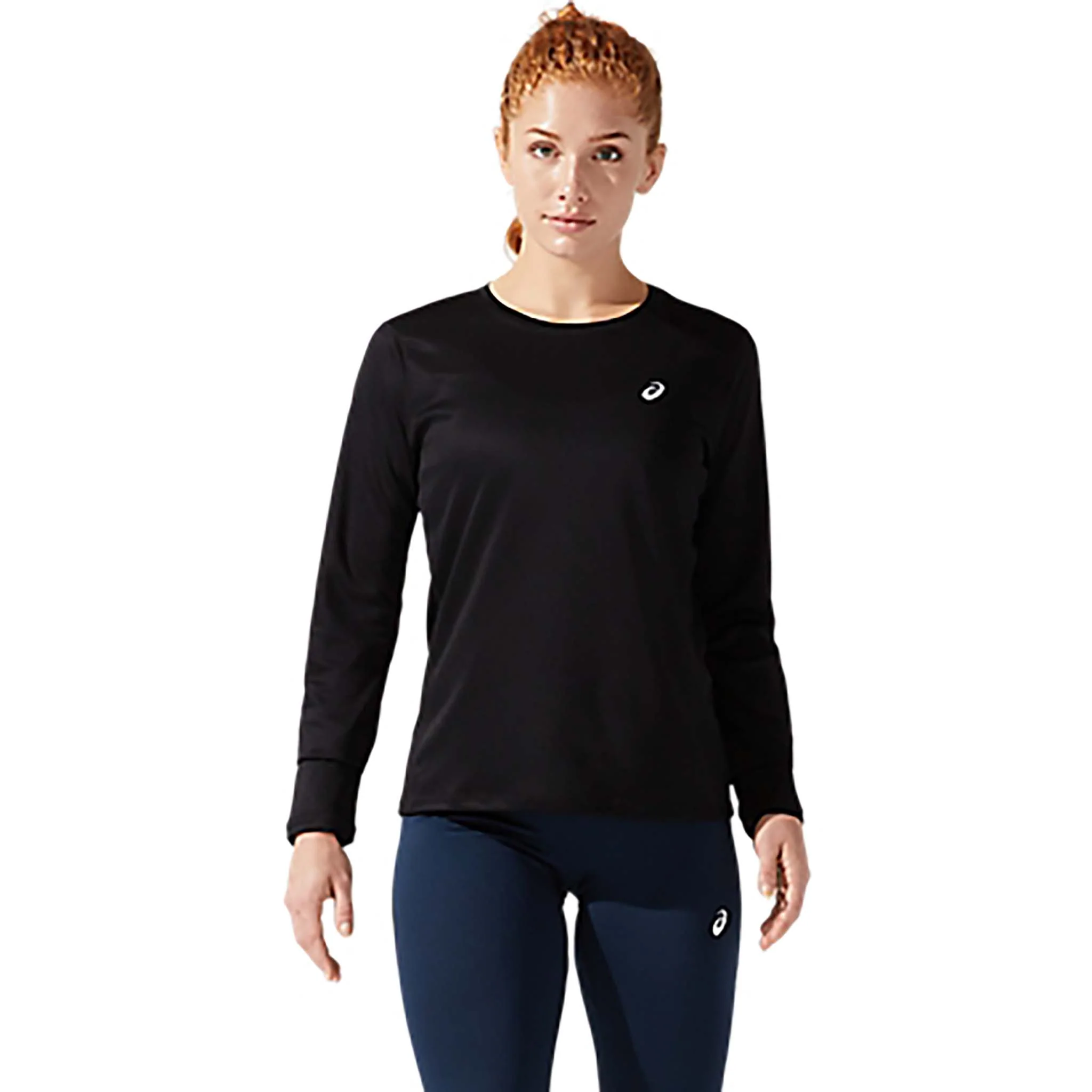 ASICS Silver T-shirt à manches longues de course à pied femme - Image 3