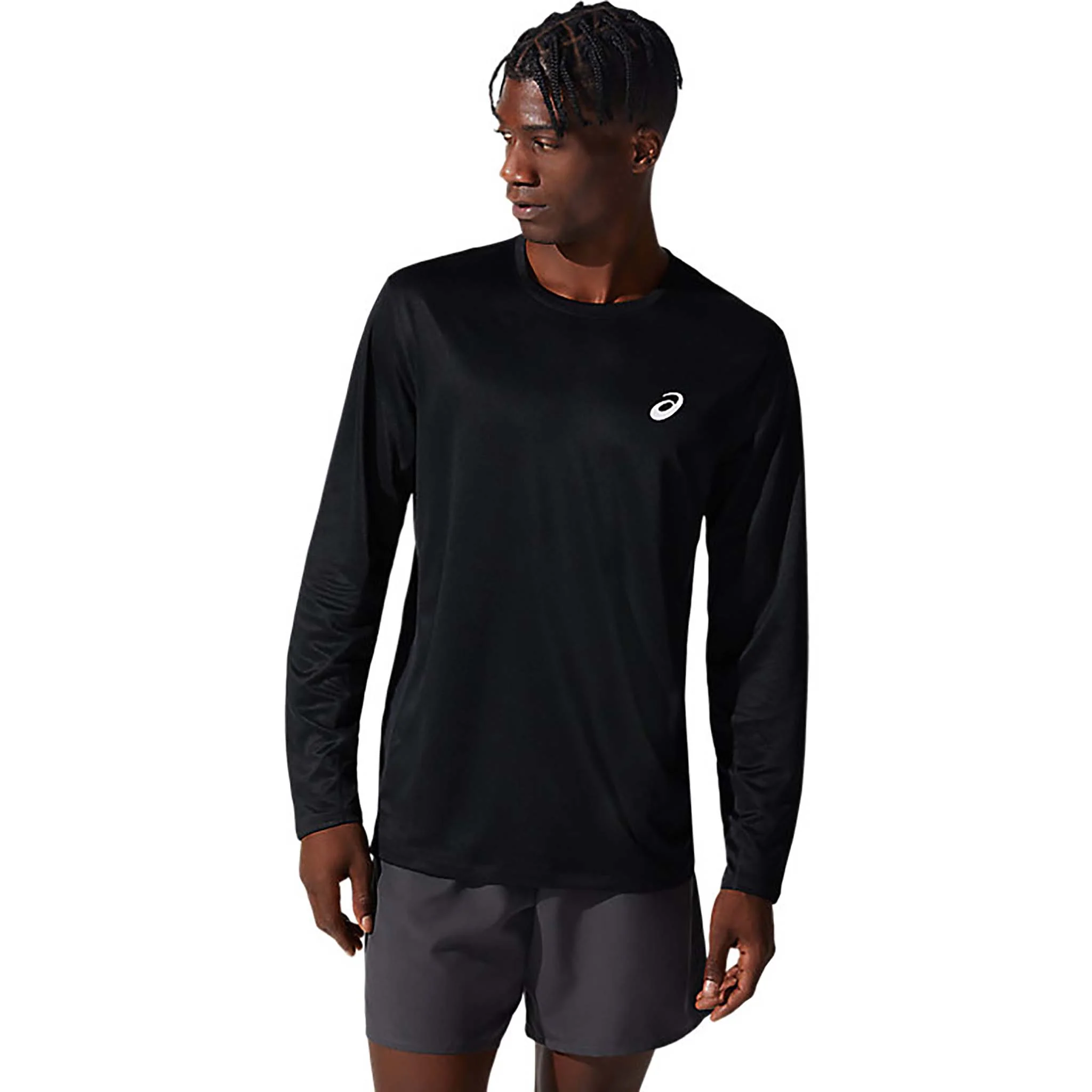 ASICS Silver T-shirt à manches longues de course à pied homme