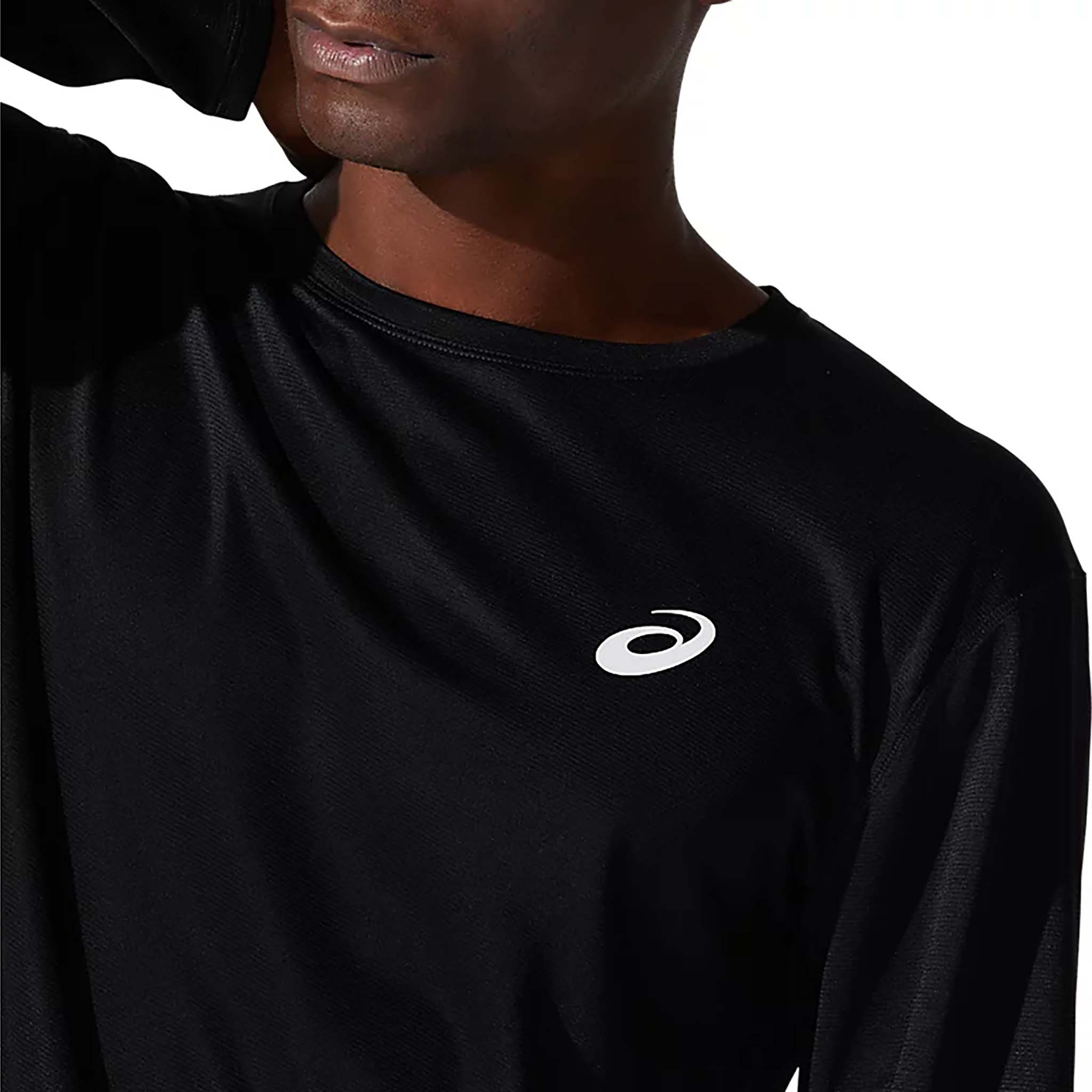 ASICS Silver T-shirt à manches longues de course à pied homme - Image 4