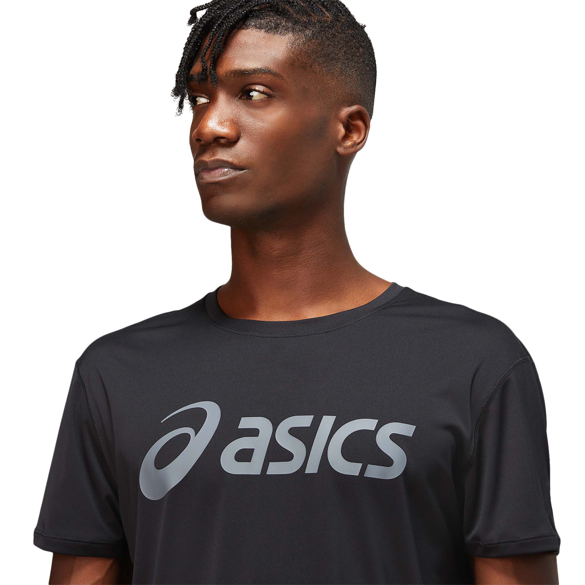 ASICS Silver T-shirt sport à manches courtes pour homme - Image 2