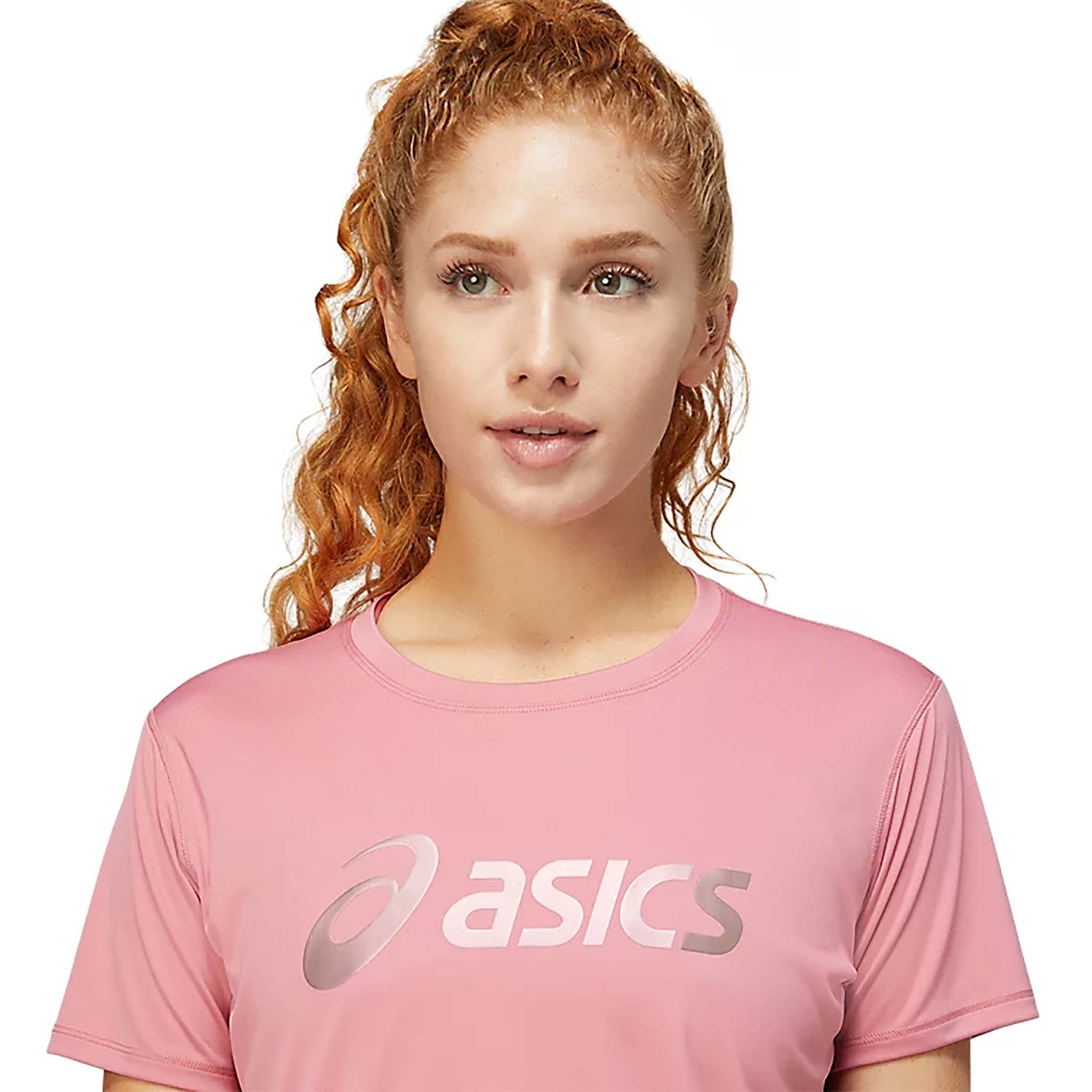 ASICS Silver t-shirt Nagare col rond à manches courtes femme - Image 5