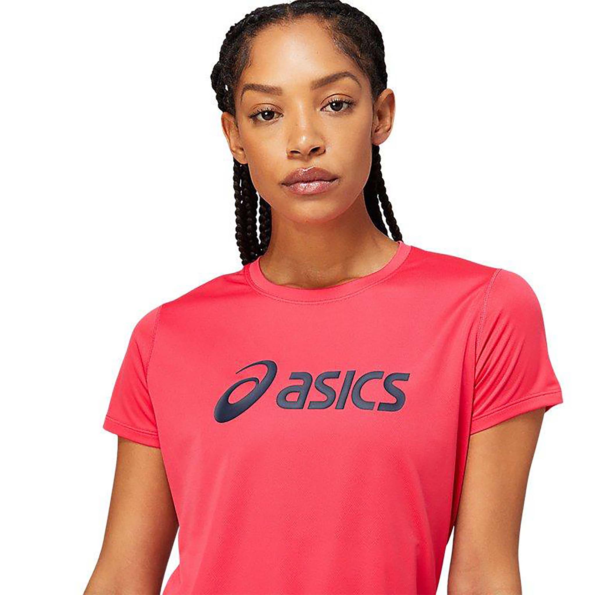 ASICS Silver top t-shirt de course à pied à manches courtes femme - Image 2