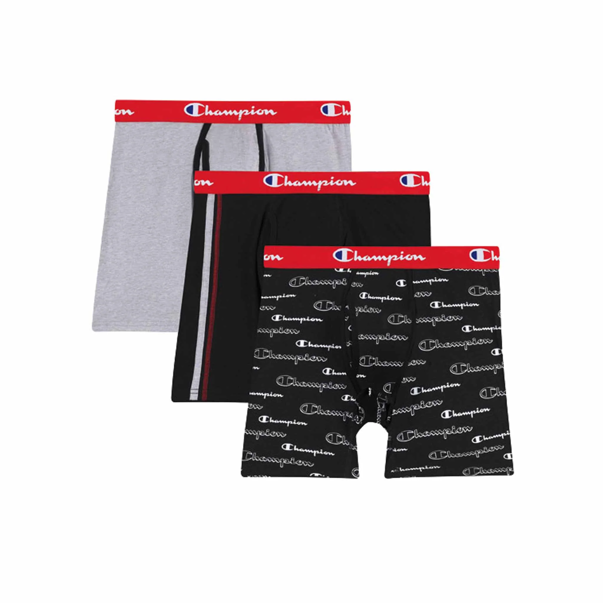 Boxer sous-vêtements Champion Athletics Everyday Comfort 3-pack pour homme - Image 3