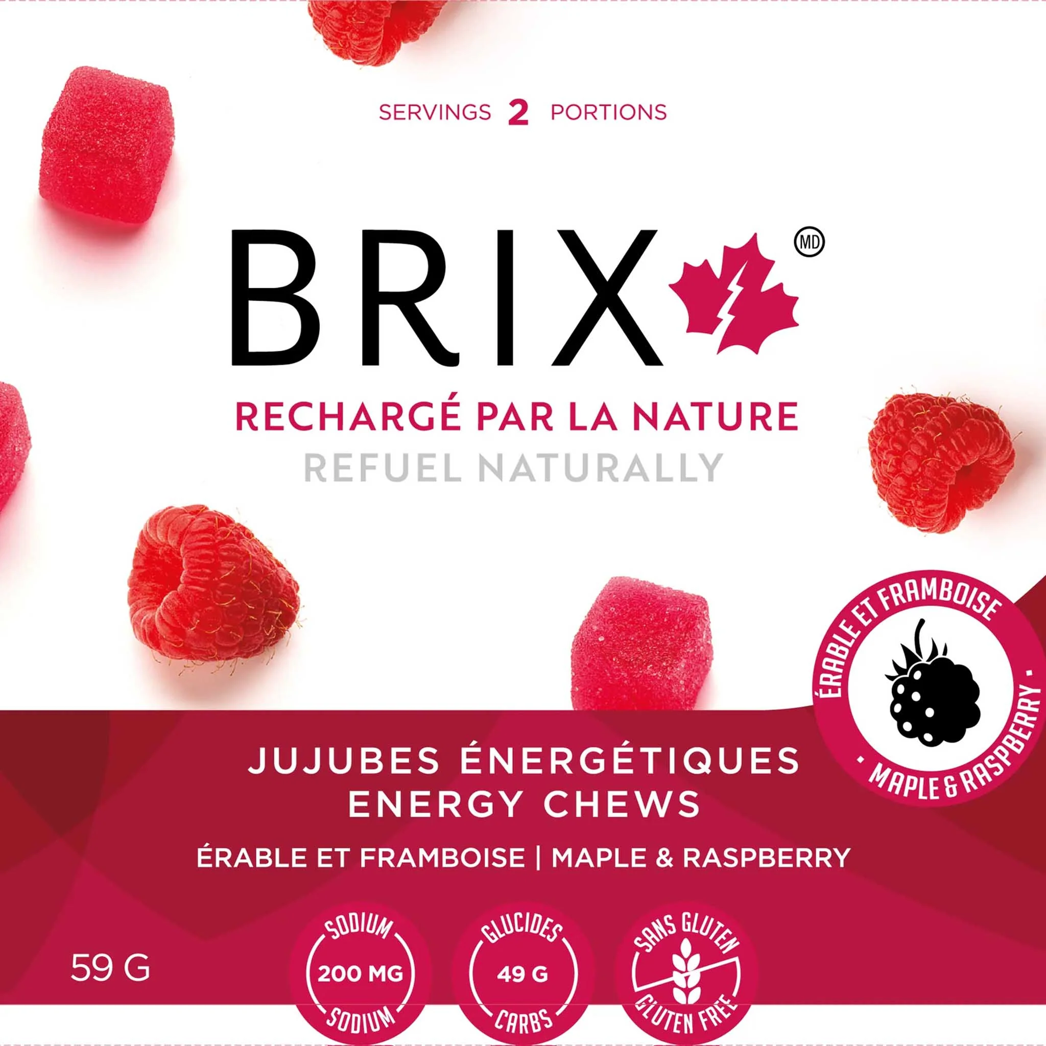 Brix à l'érable jujubes énergétiques pour athlètes - Image 3
