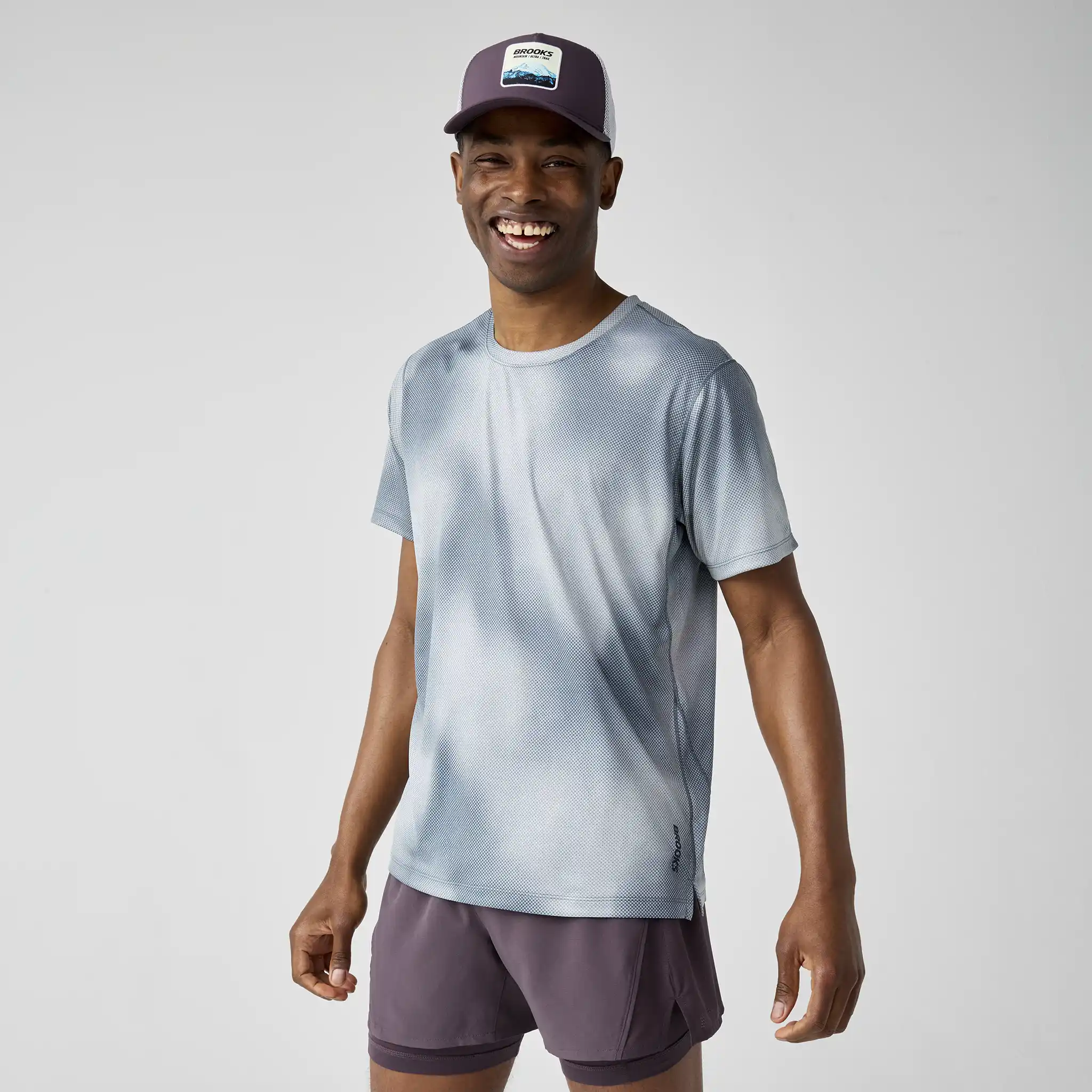 Brooks Dash t-shirt à imprimé à manches courtes pour homme