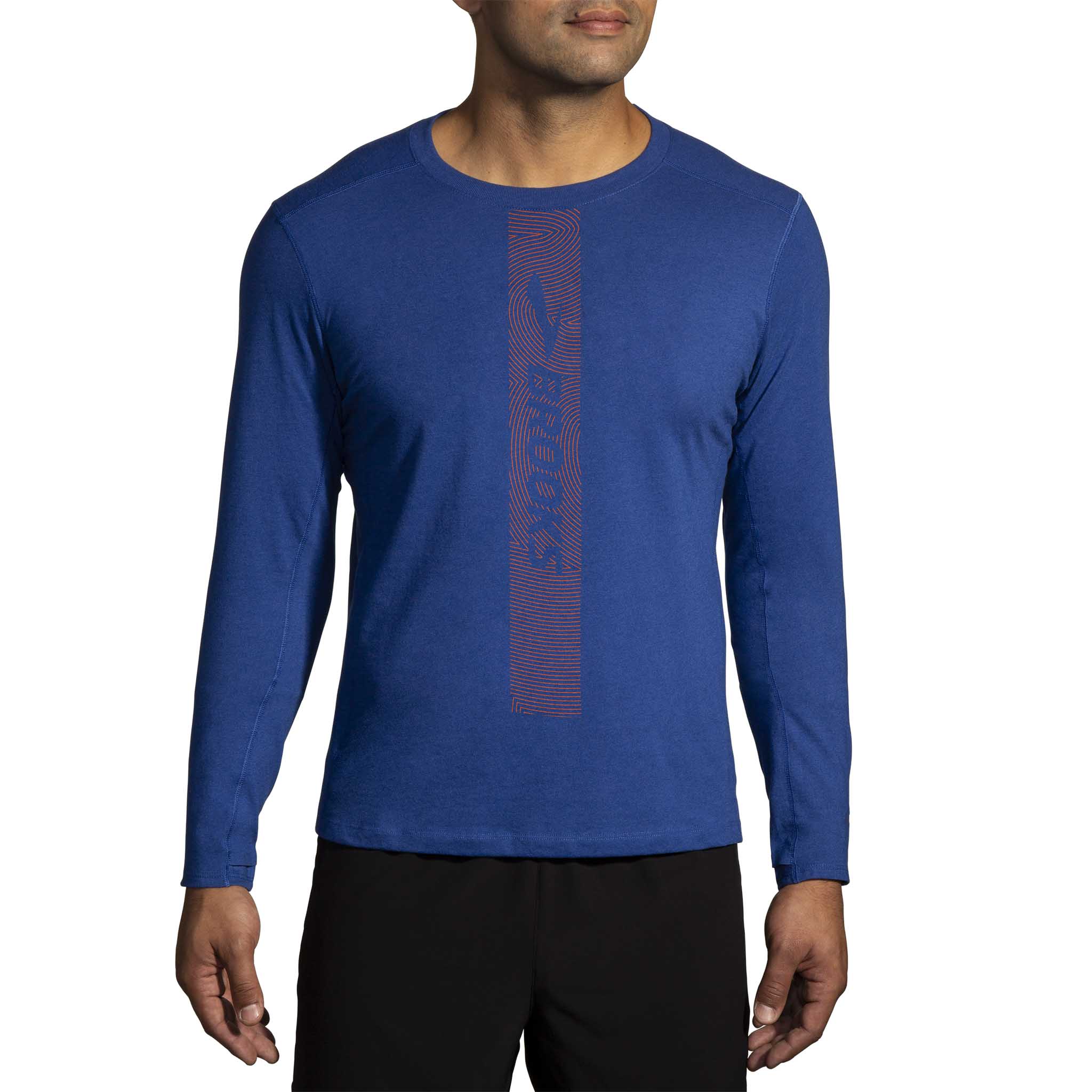 Brooks Distance 2.0 t-shirt de course à manches longues pour homme
