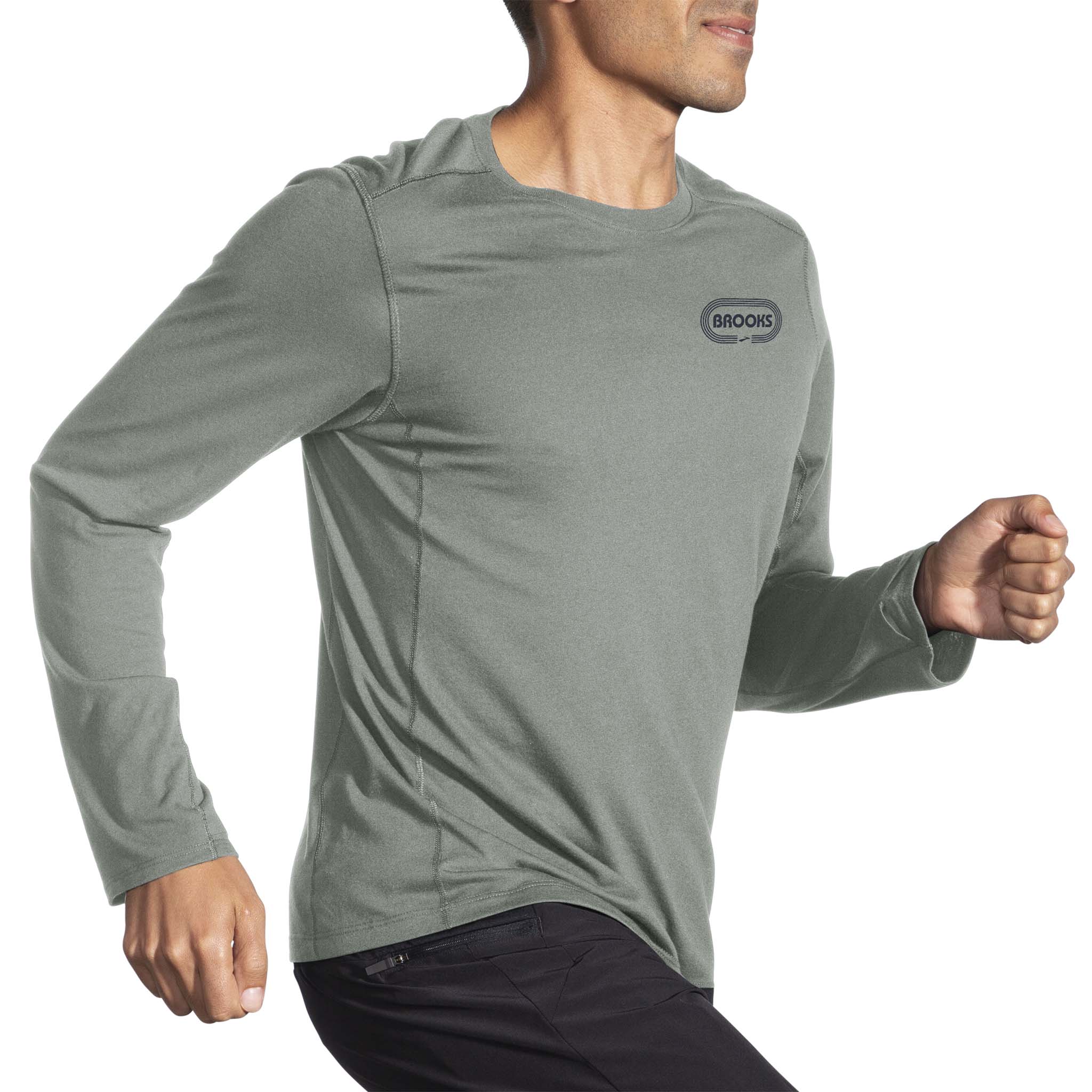Brooks Distance 2.0 t-shirt de course à manches longues pour homme - Image 8