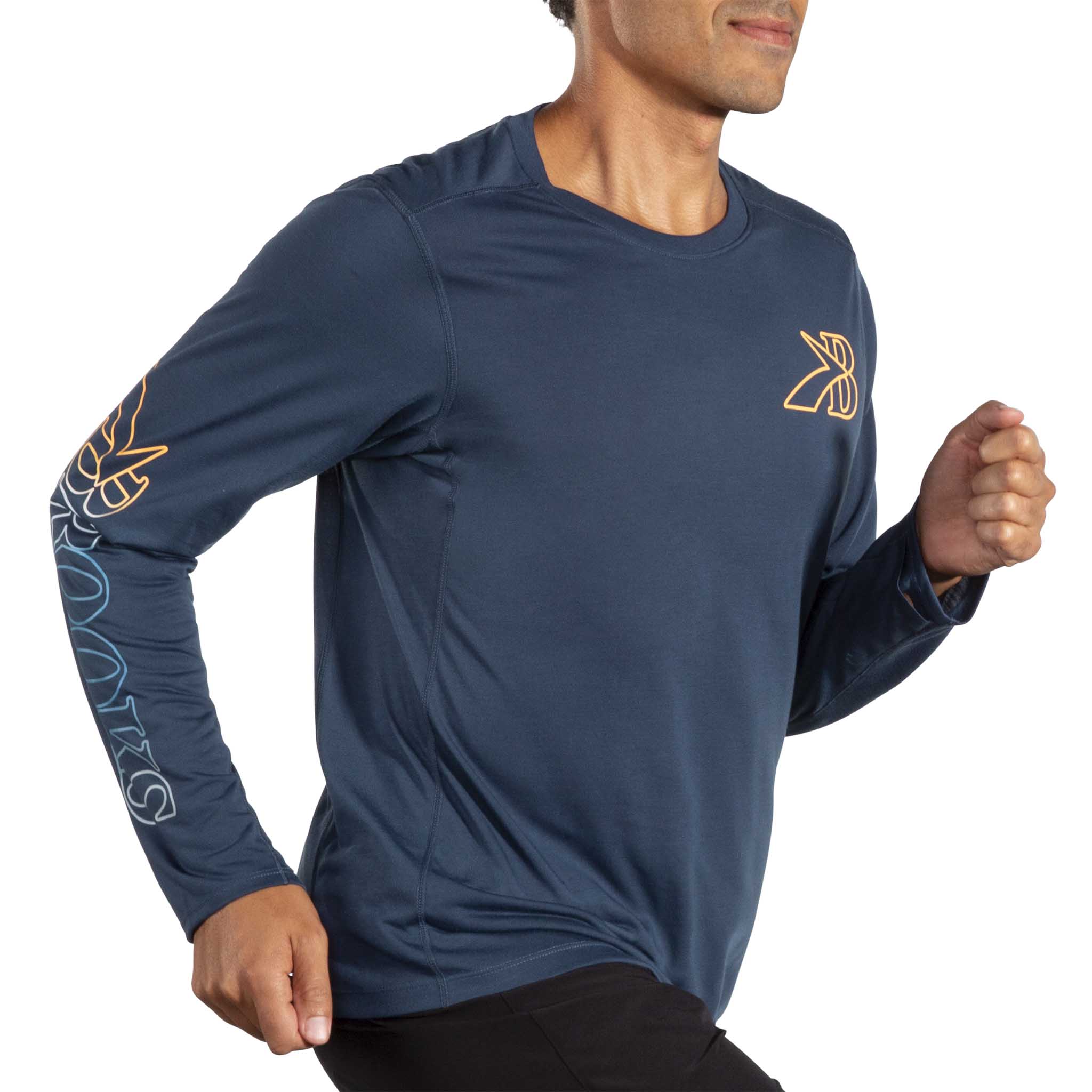 Brooks Distance 3.0 t-shirt de course à manches longues pour homme - Image 12