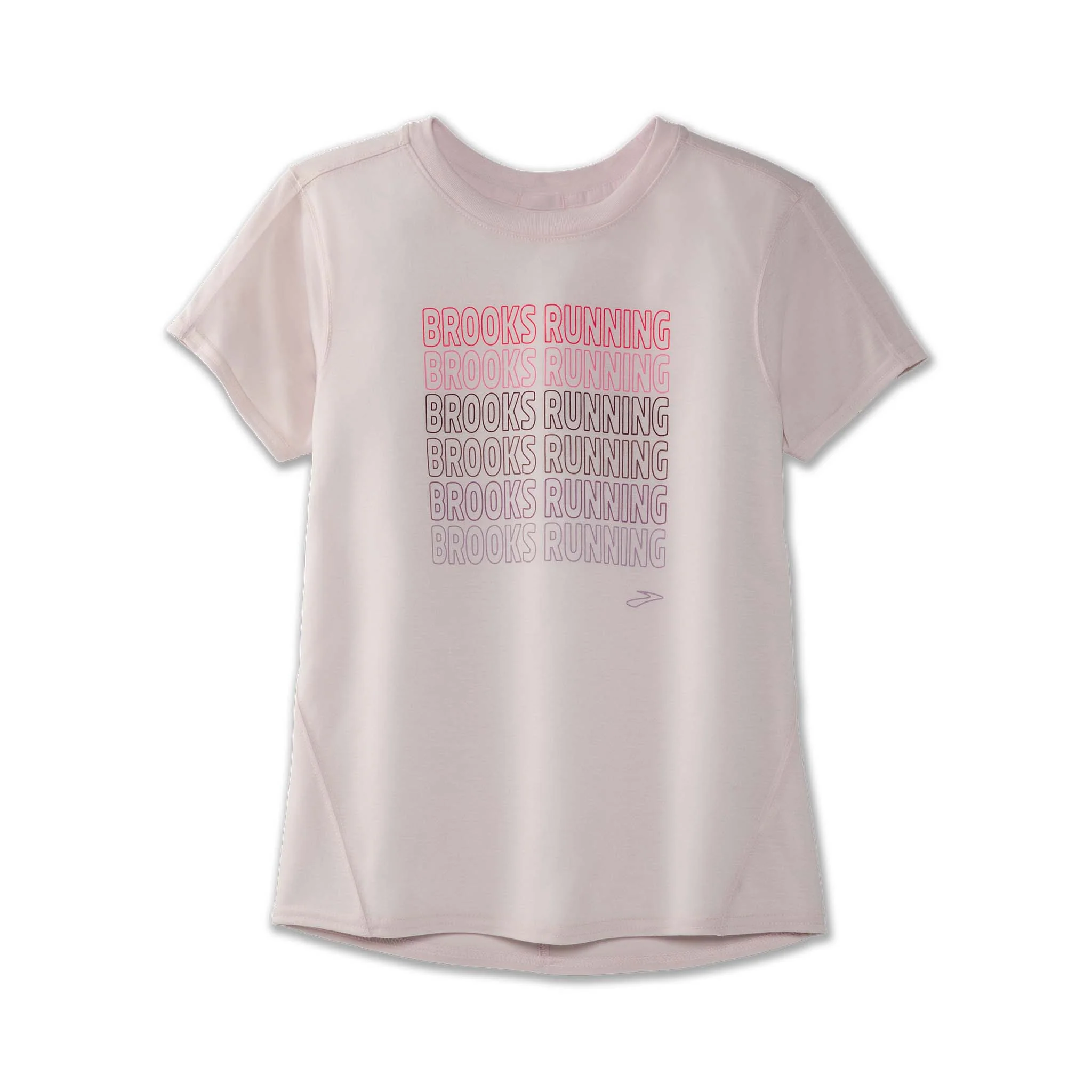 Brooks Distance Graphic T-shirt de course à manches courtes pour femme - Image 4