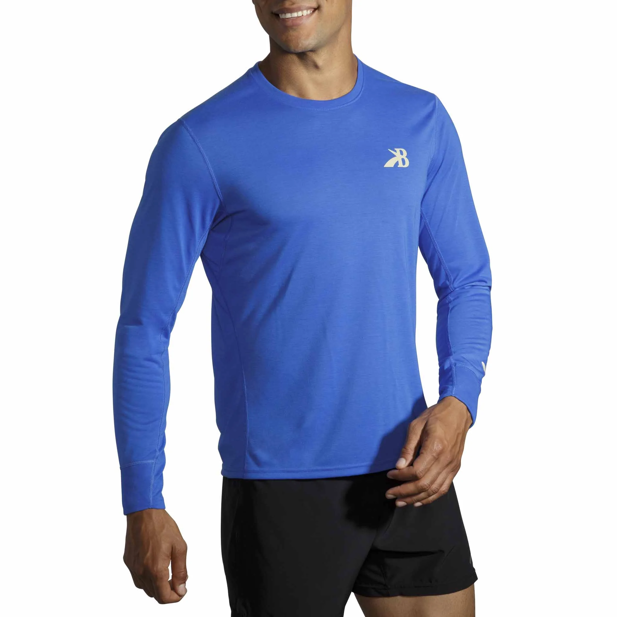 Brooks Distance Graphic t-shirt de course à manches longues pour homme - Image 5