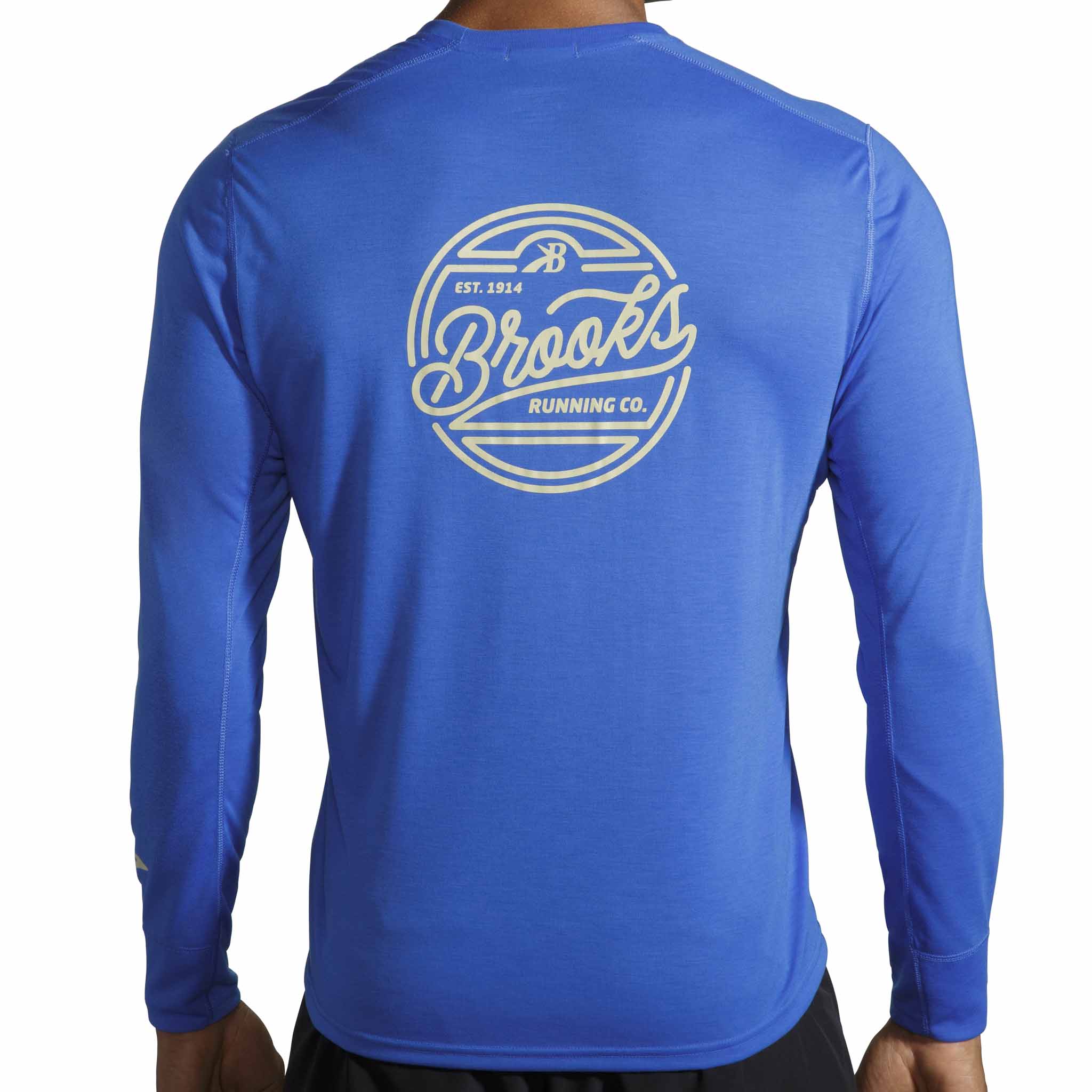 Brooks Distance Graphic t-shirt de course à manches longues pour homme - Image 8