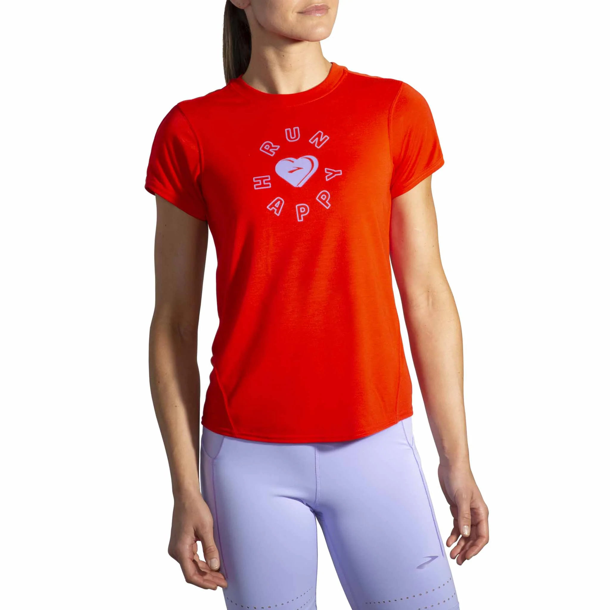 Brooks Distance Graphic T-shirt de course manches courtes pour femme - Image 3