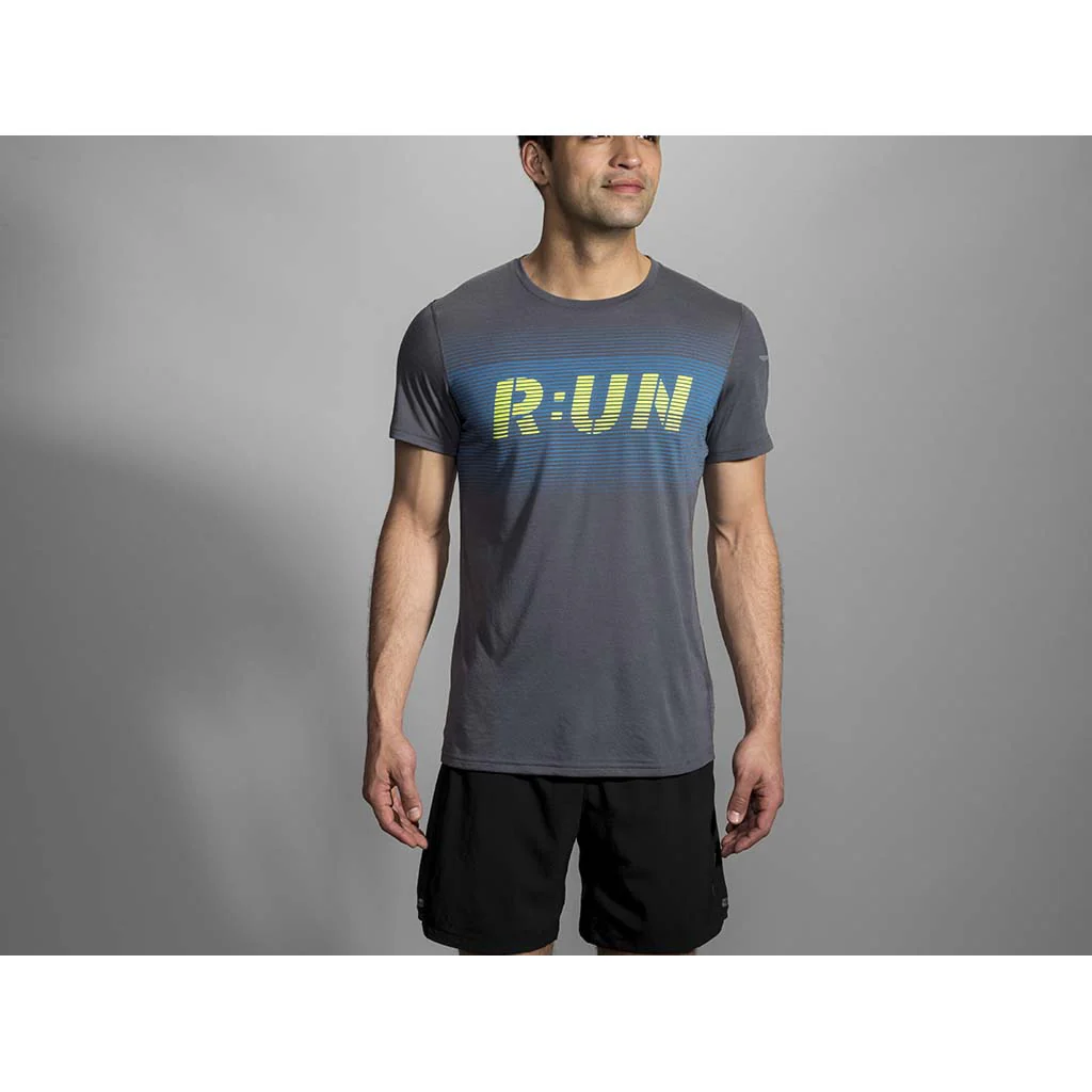 Brooks Distance Run T-shirt sport de course a pied homme - Image 2