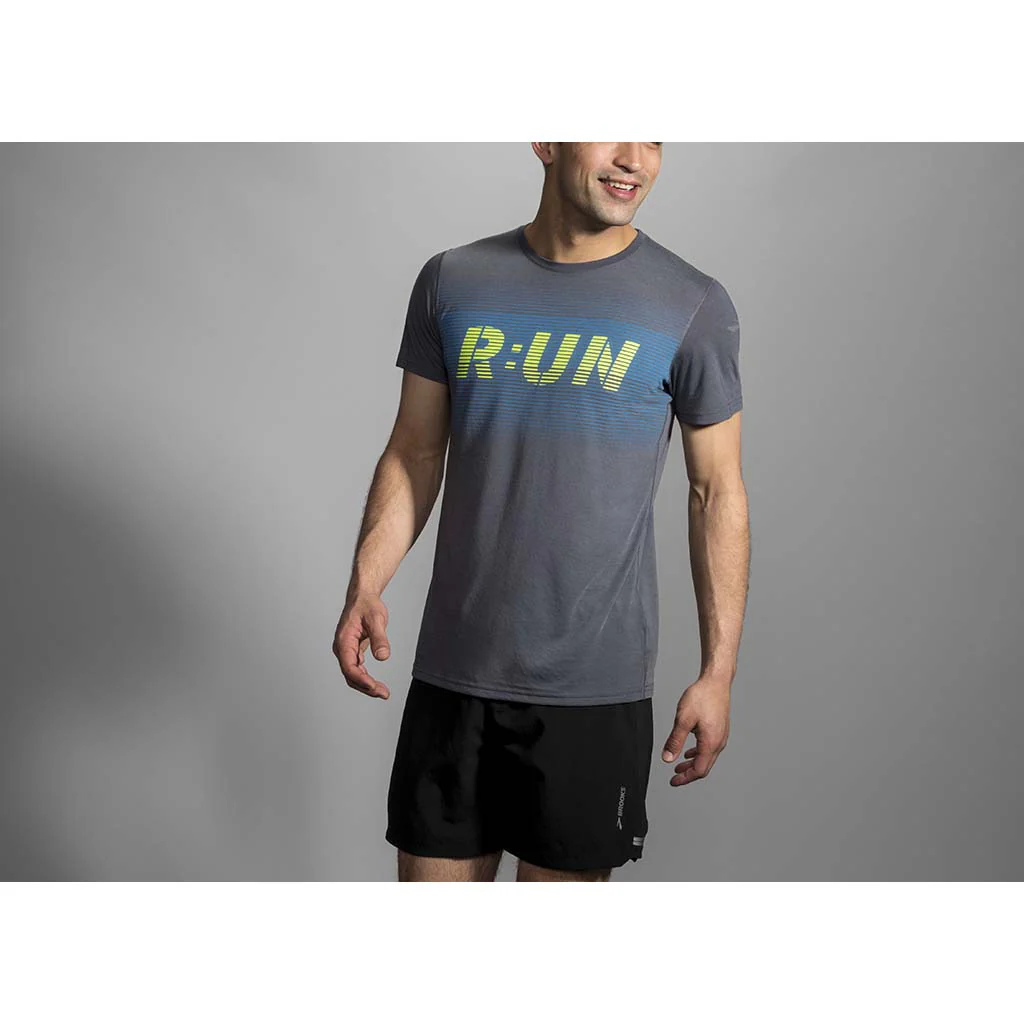 Brooks Distance Run T-shirt sport de course a pied homme - Image 3