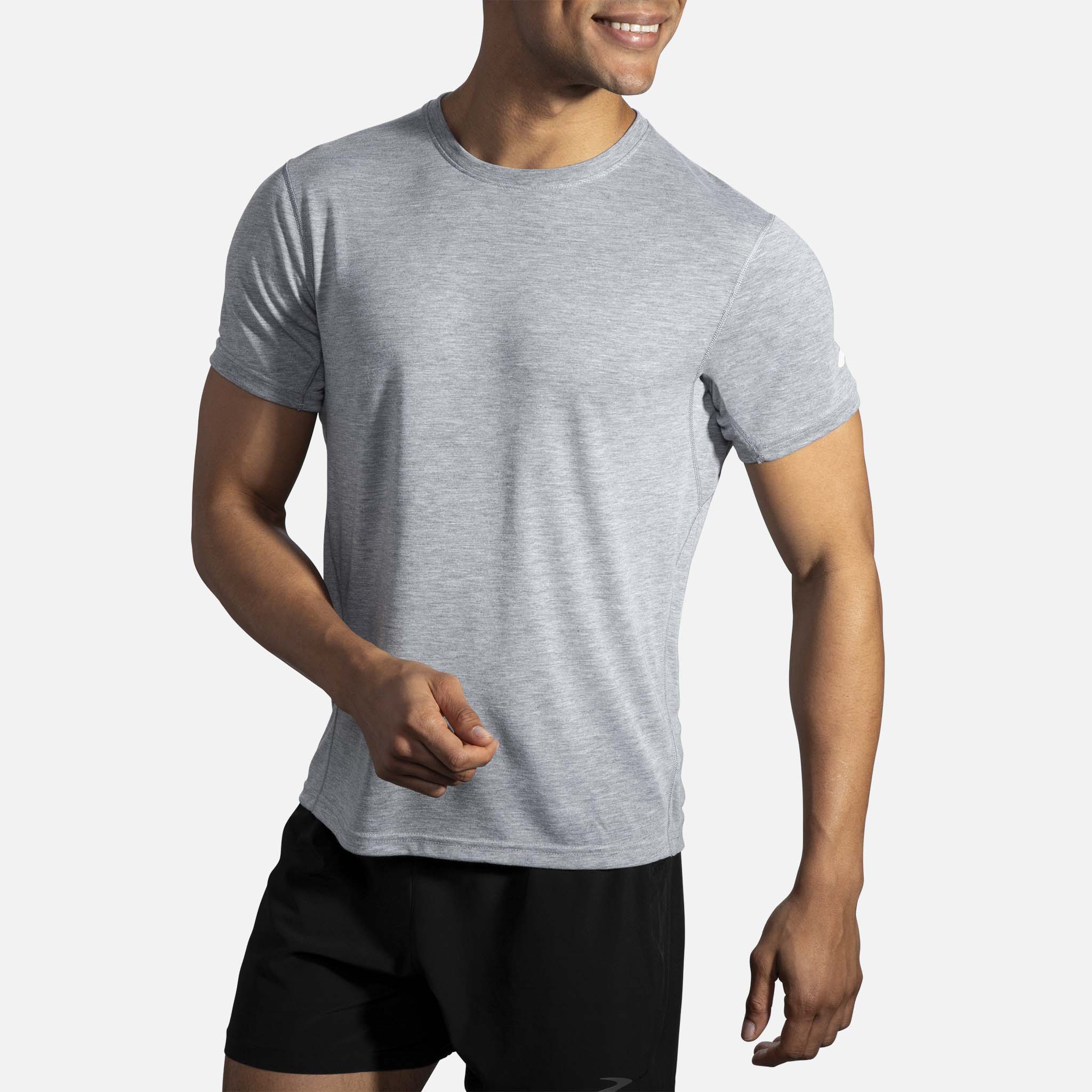 Brooks Distance T-shirt de course à manches courtes pour homme - Image 3