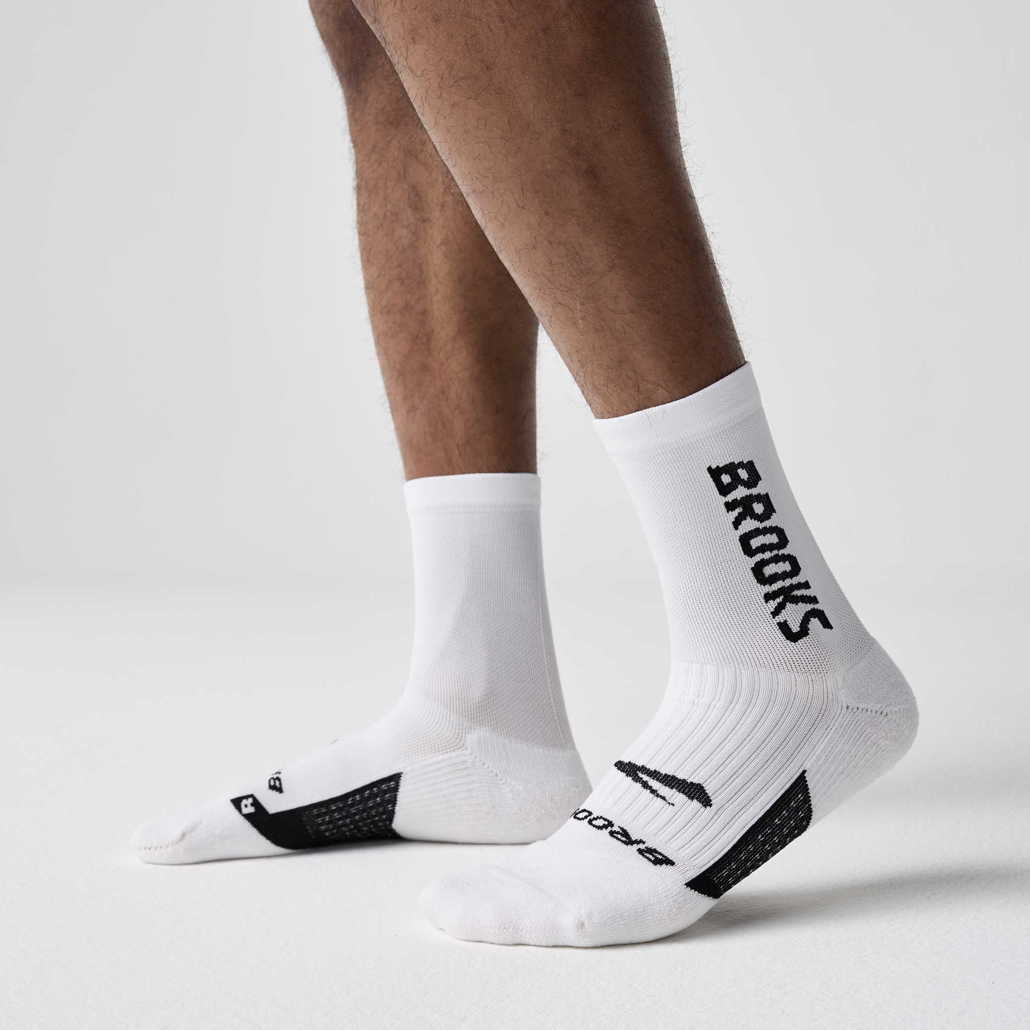 Brooks Ghost Crew chaussettes de course à pied unisexes - Image 3