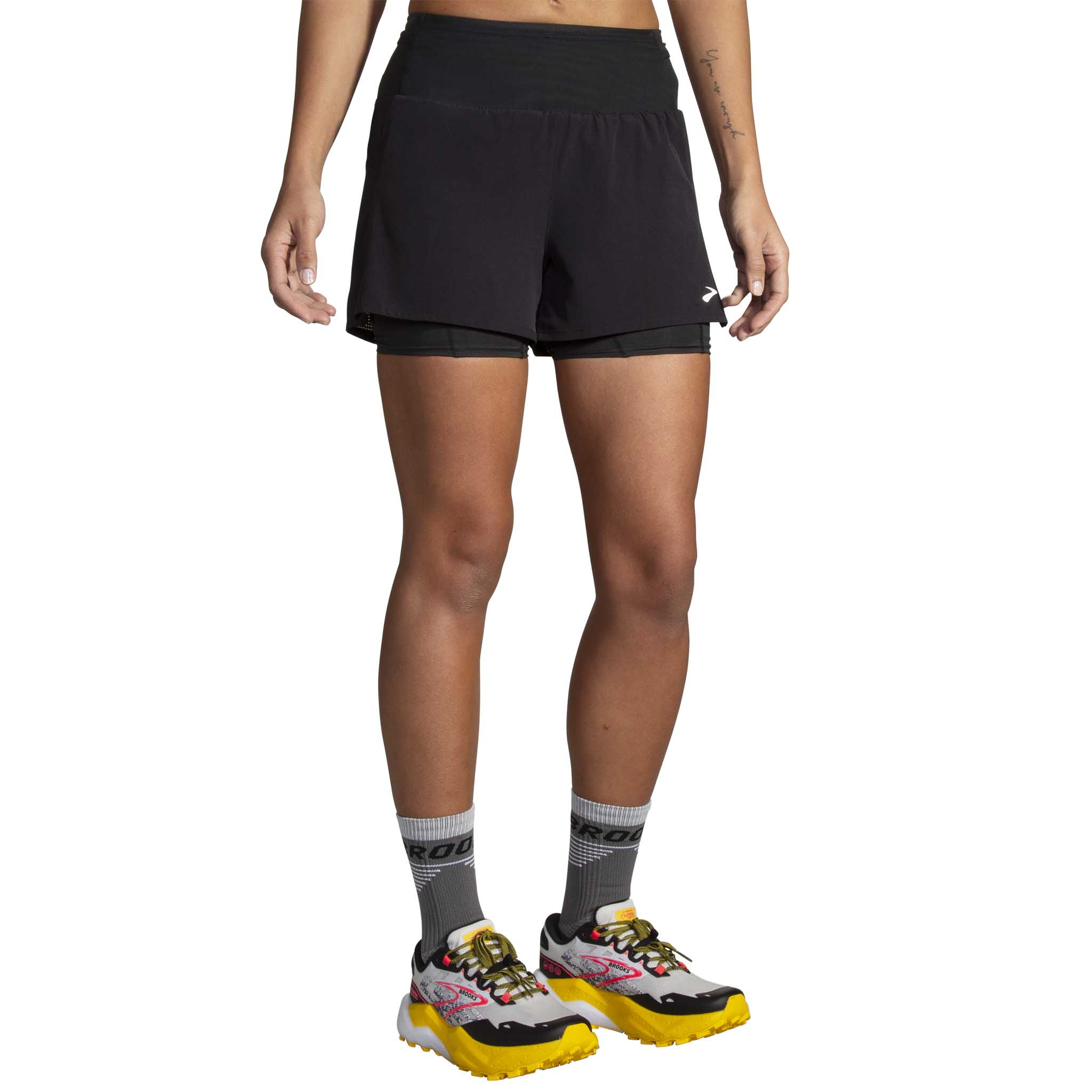 Brooks High Point short de course à pied 3 po 2-en-1 2.0 pour femme
