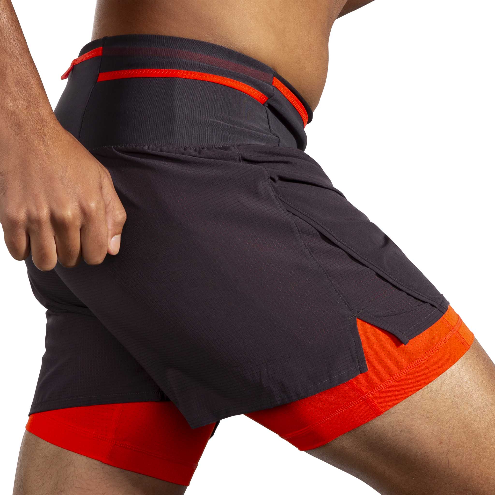 Brooks High Point short de course à pied 5 po 2-en-1 2.0 pour homme - Image 24