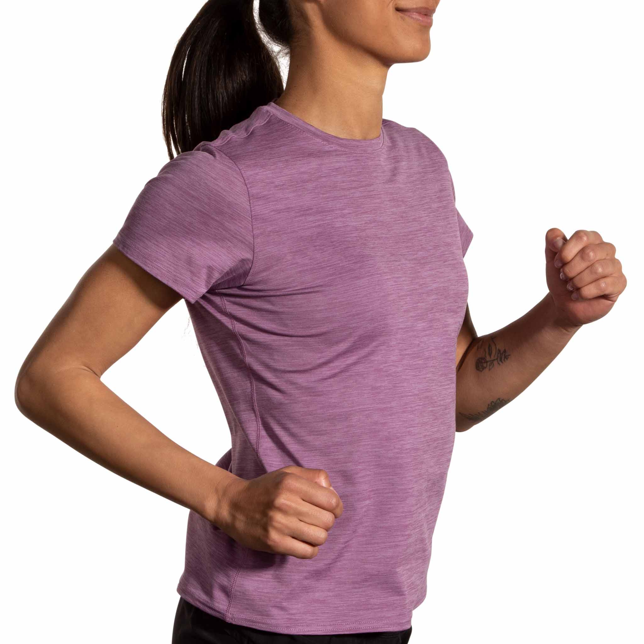 Brooks Luxe T-shirt de course à pied à manches courtes pour femme - Image 2