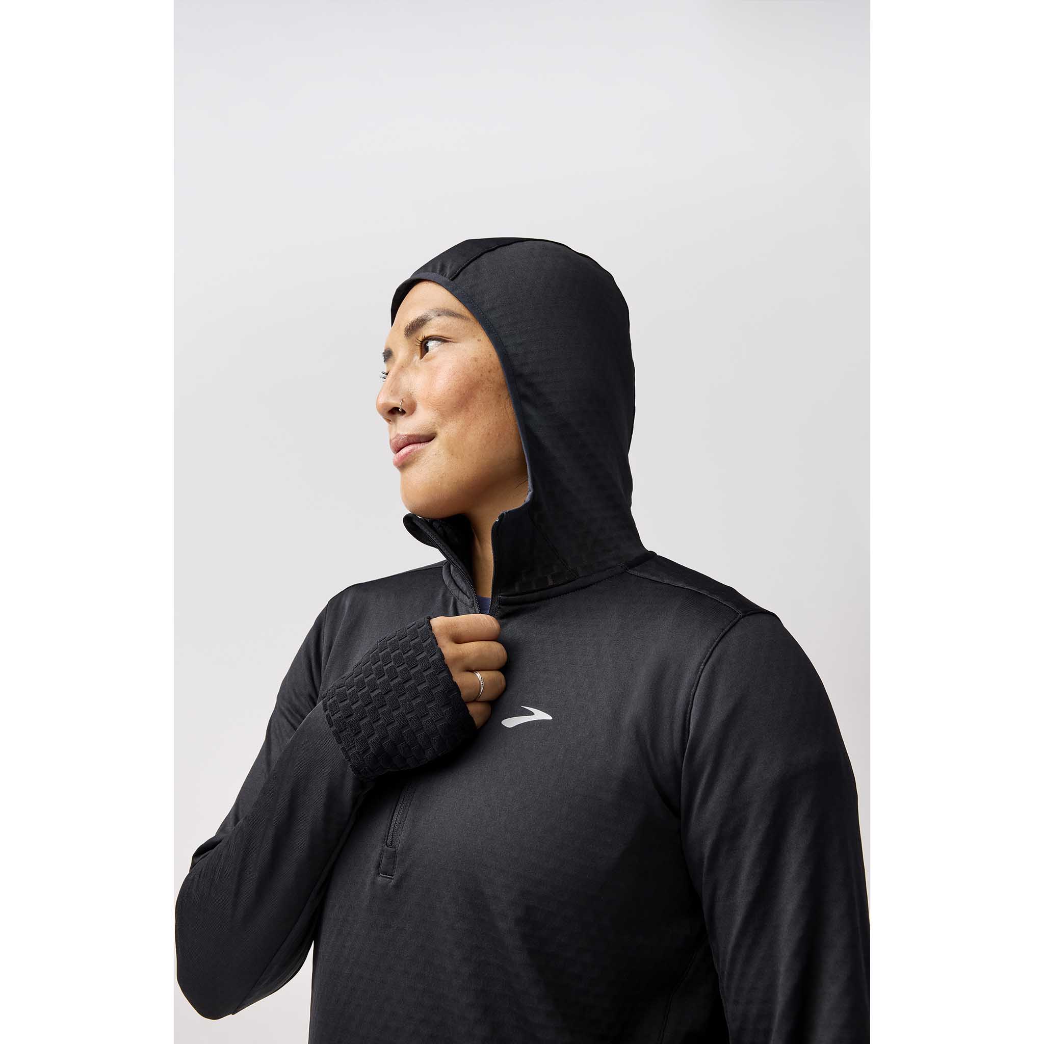 Brooks Notch Thermal Hoodie 3.0 chandail de course à pied femme - Image 8