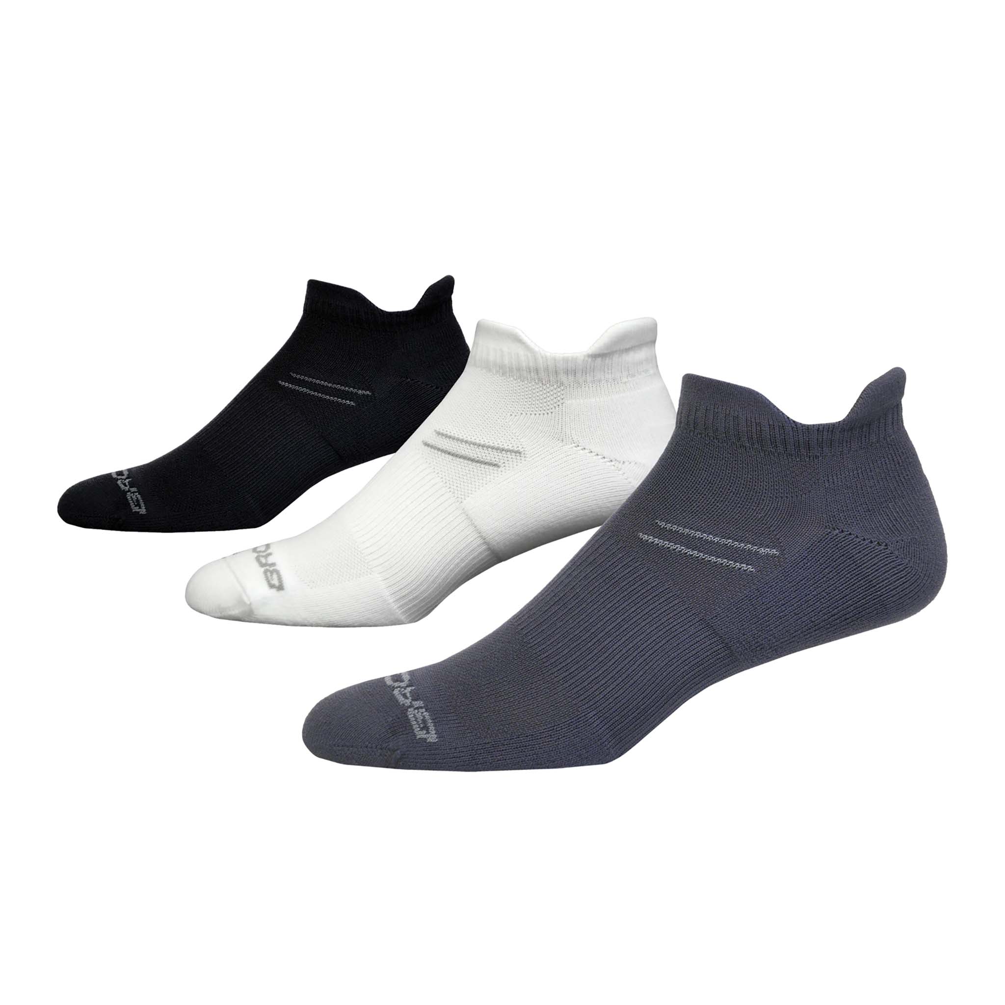 Brooks Run-In 3 pack chaussettes de course a pied unisexe - Image 3