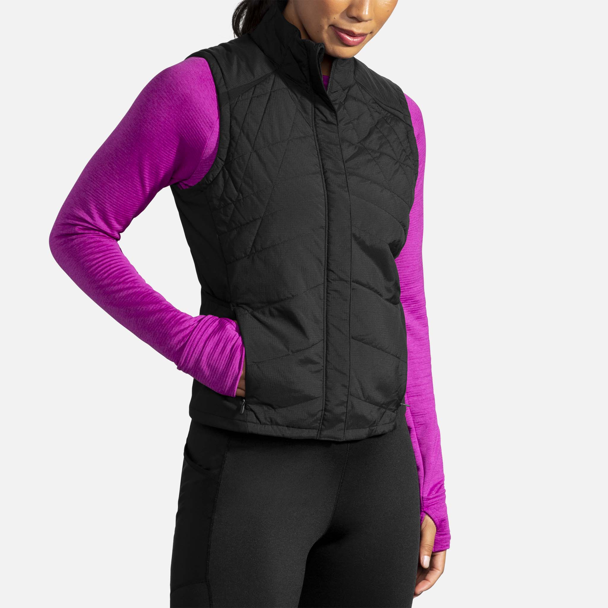 Brooks Shield Hybrid Veste sans manches de course à pied femme