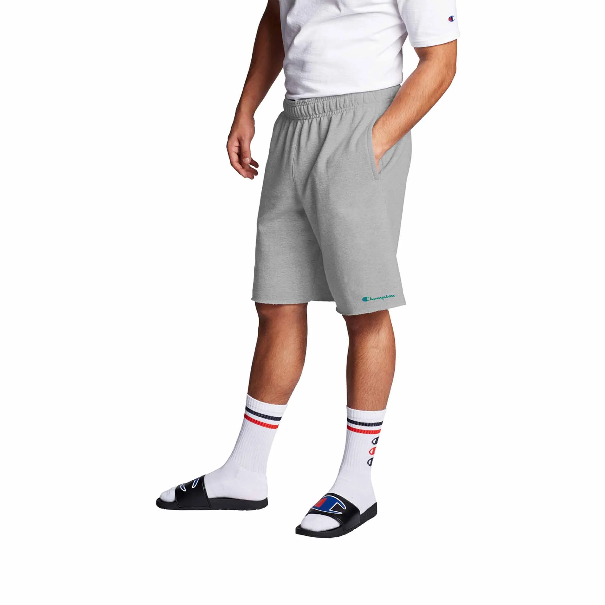 Champion 10 Inch Powerblend Graphic Short en molleton pour homme - Image 4