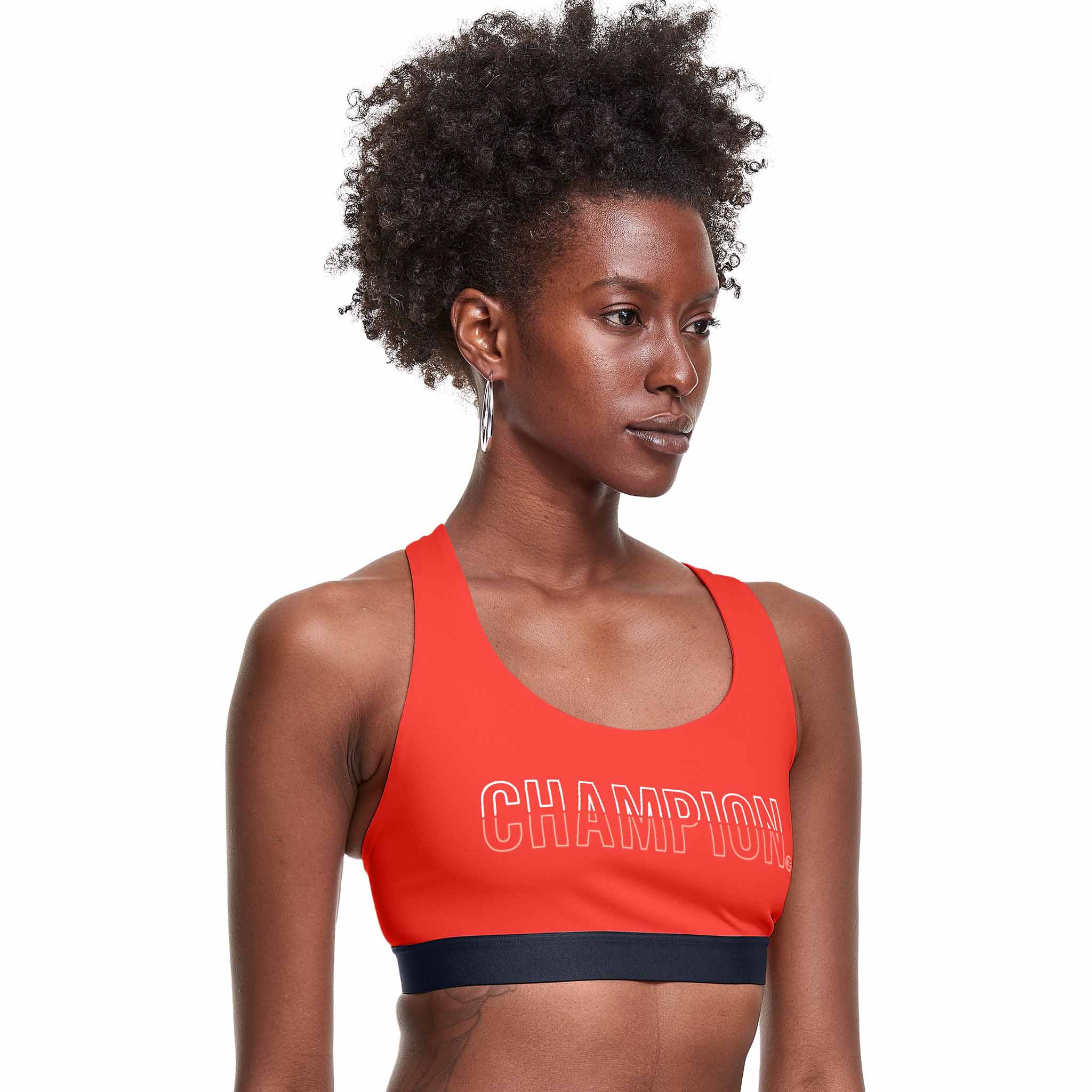 Champion Absolute Eco Sports Bra Graphic Outline Colorblock Logo soutien-gorge sport - Image 2