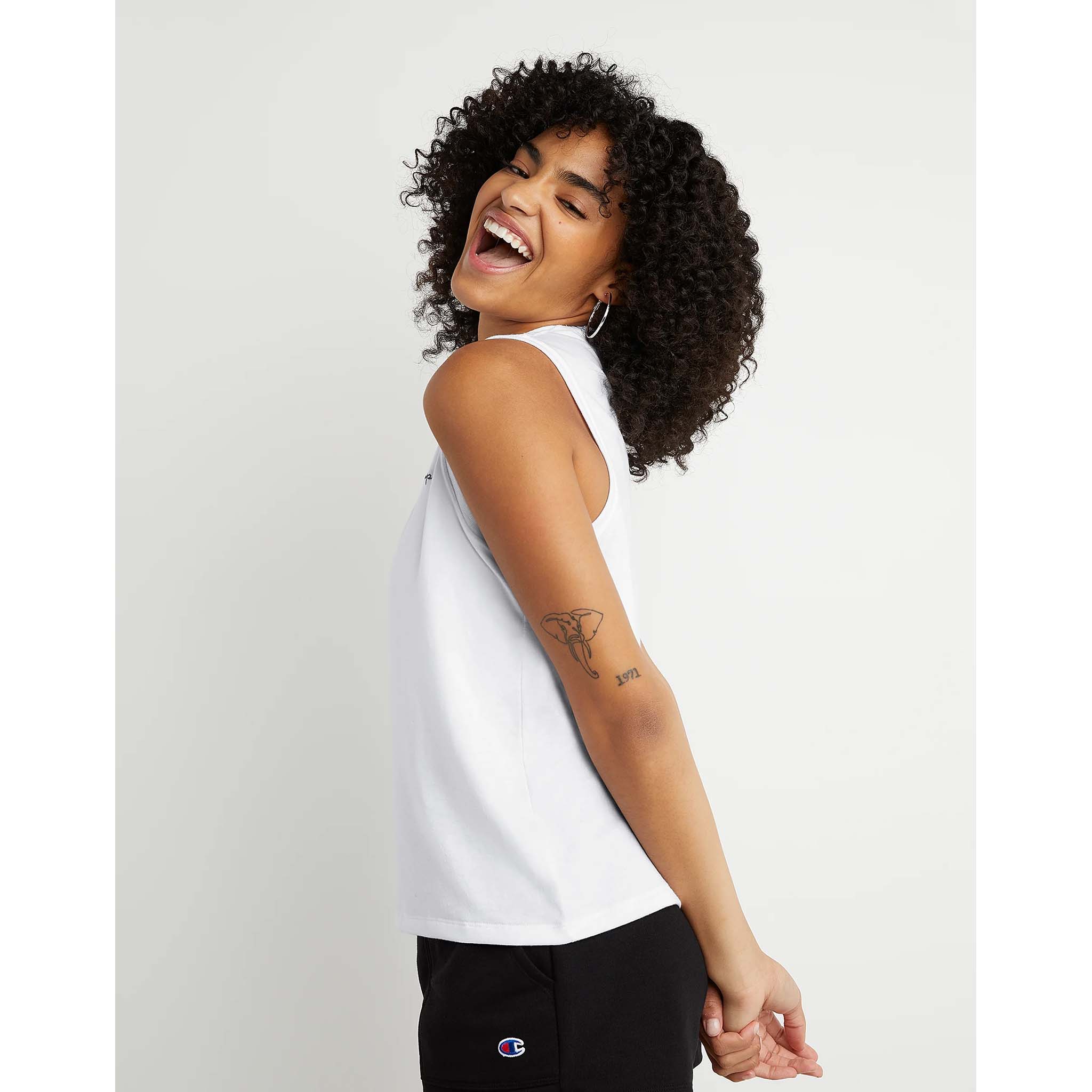 Camisole Champion Relaxed Triblend Muscle Tank Graphic pour femme - Image 3