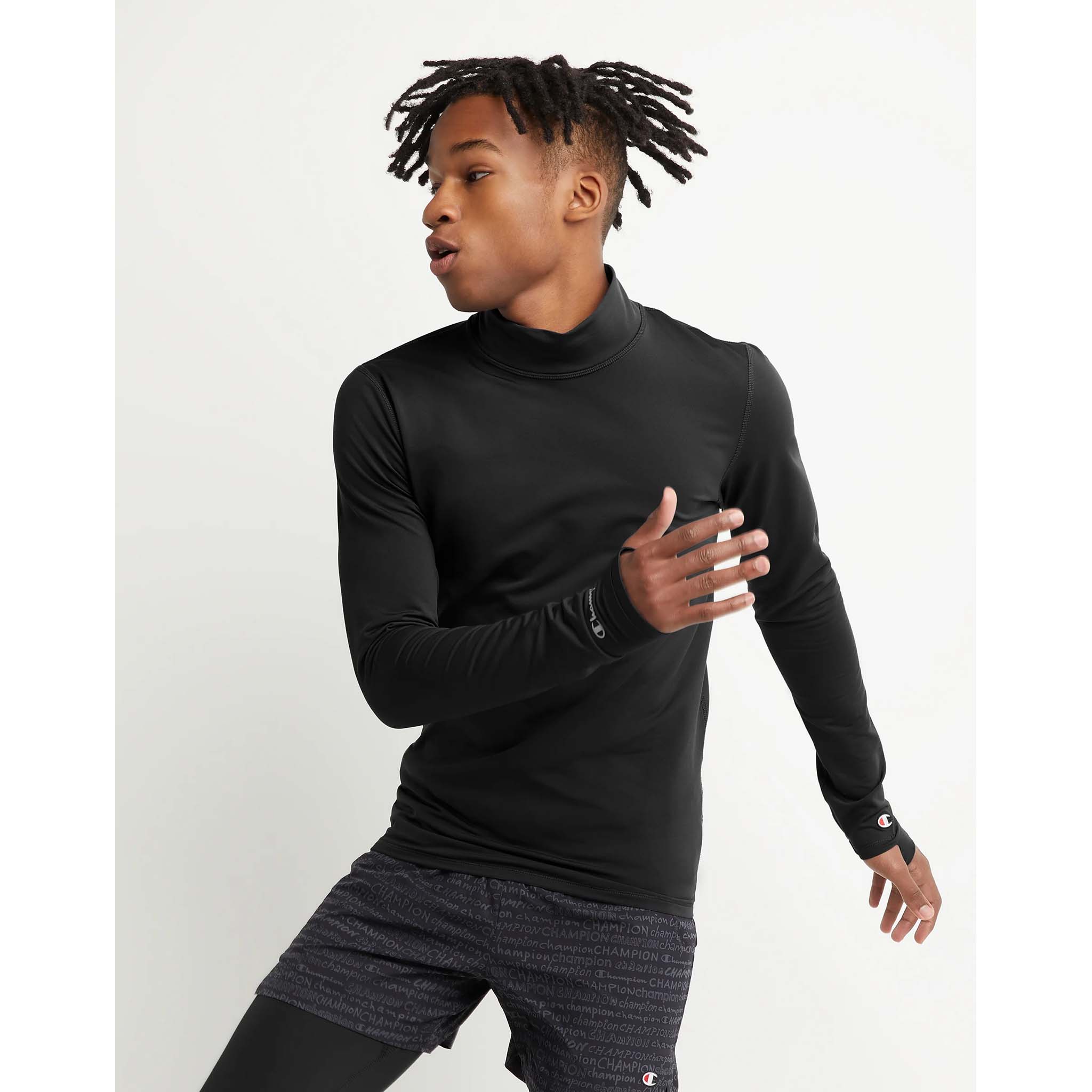 Champion Cold Weather chandail manches longues col montant homme