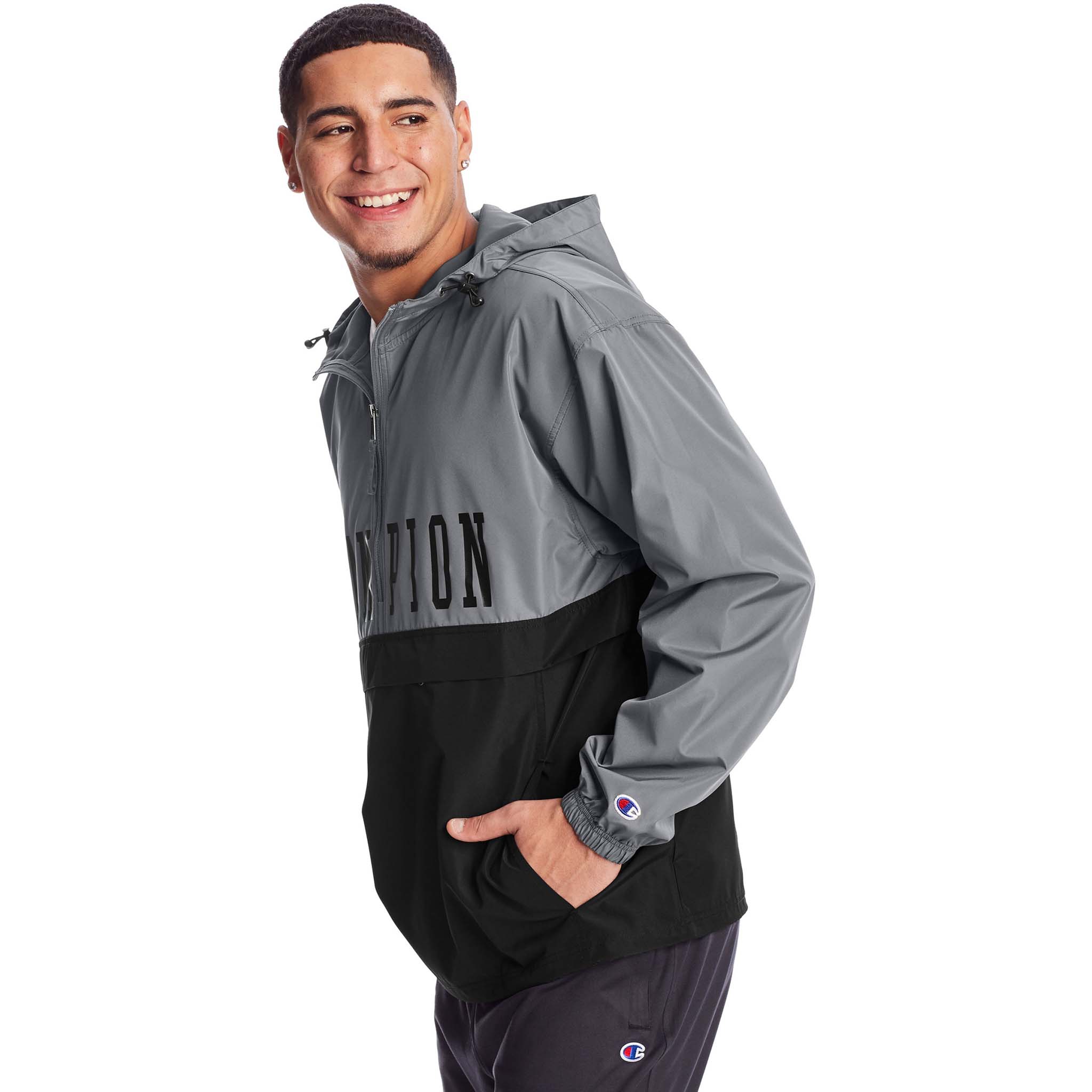 Champion Colorblock Packable Jacket Block Logo manteau de pluie à enfiler - Image 4