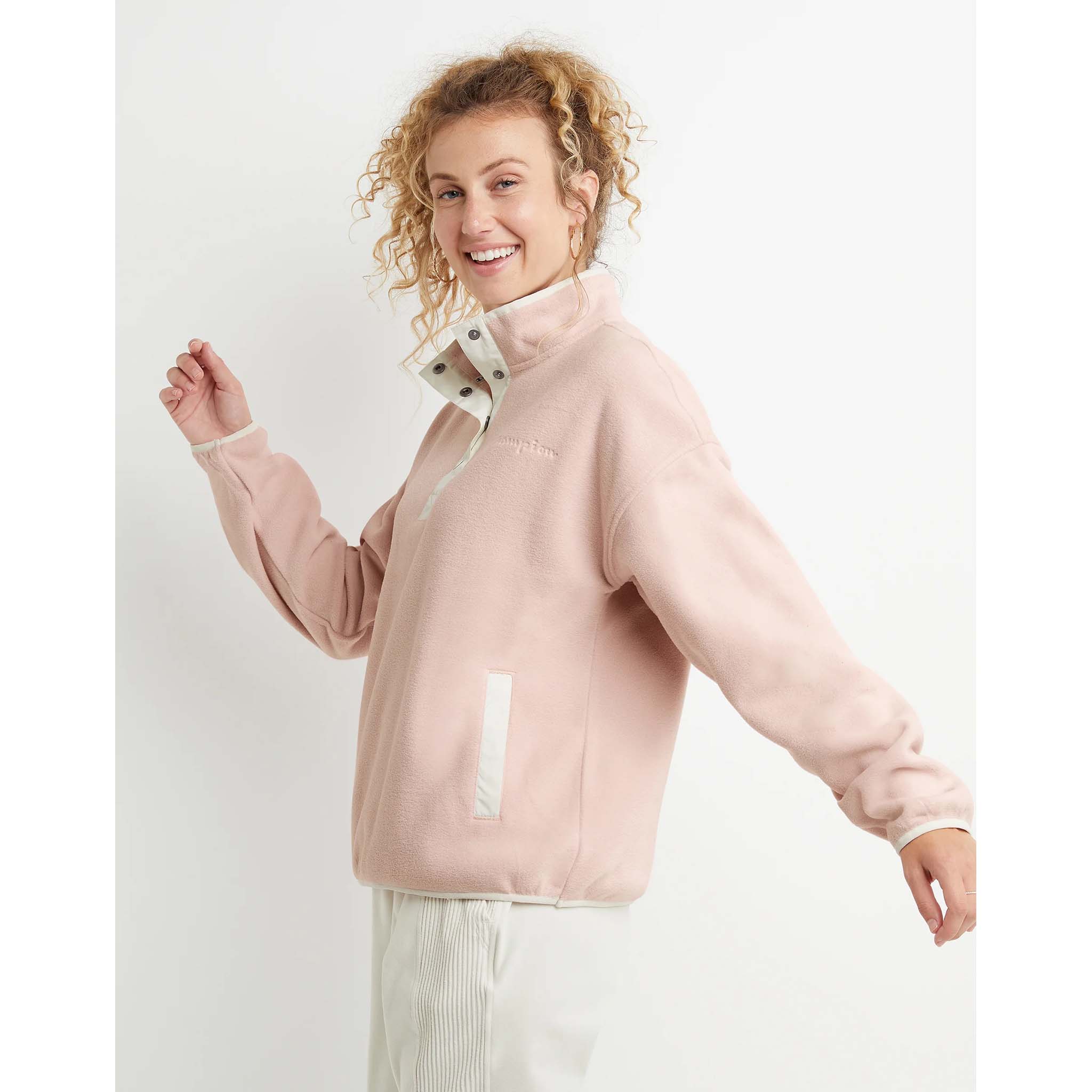 Champion Explorer Fleece Snap Pull-over à demi-fermeture pressionnée femme - Image 3