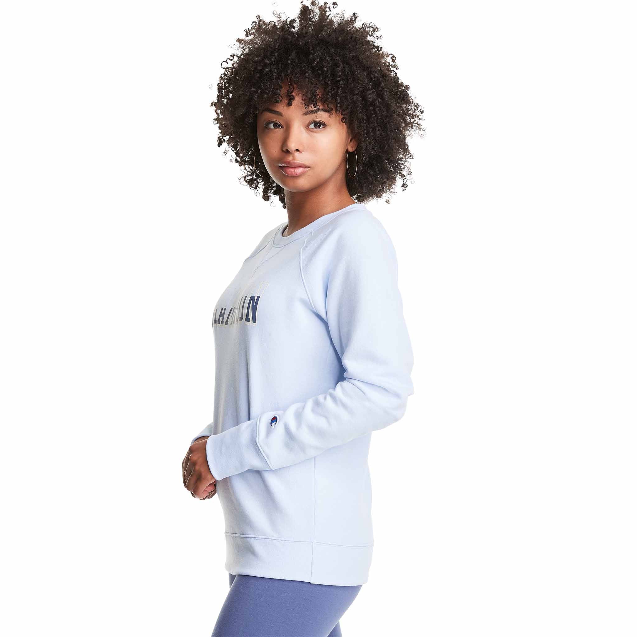 Champion Powerblend Classic Crew Block Logo chandail molletonné pour femme - Image 5