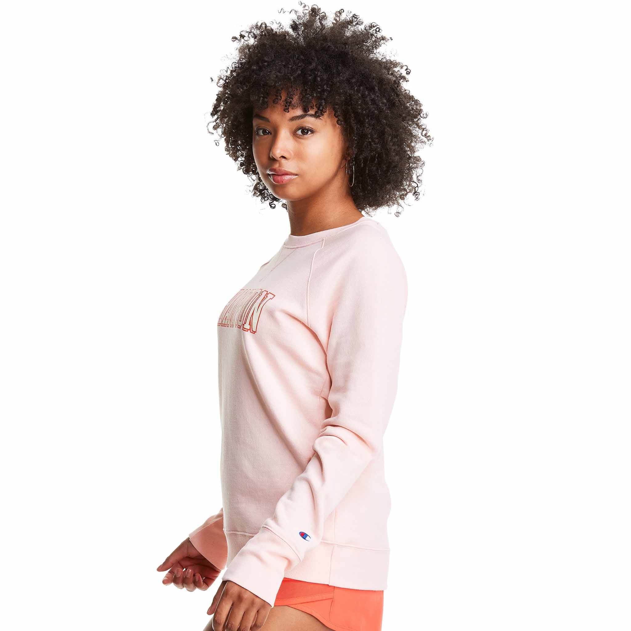 Champion Powerblend Classic Crew Block Logo chandail molletonné pour femme - Image 7